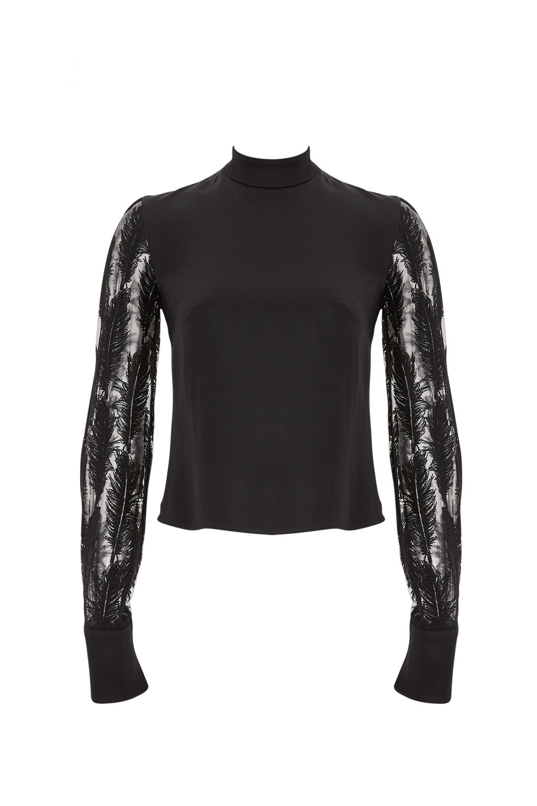Feathers Macrame Blouse by David Koma