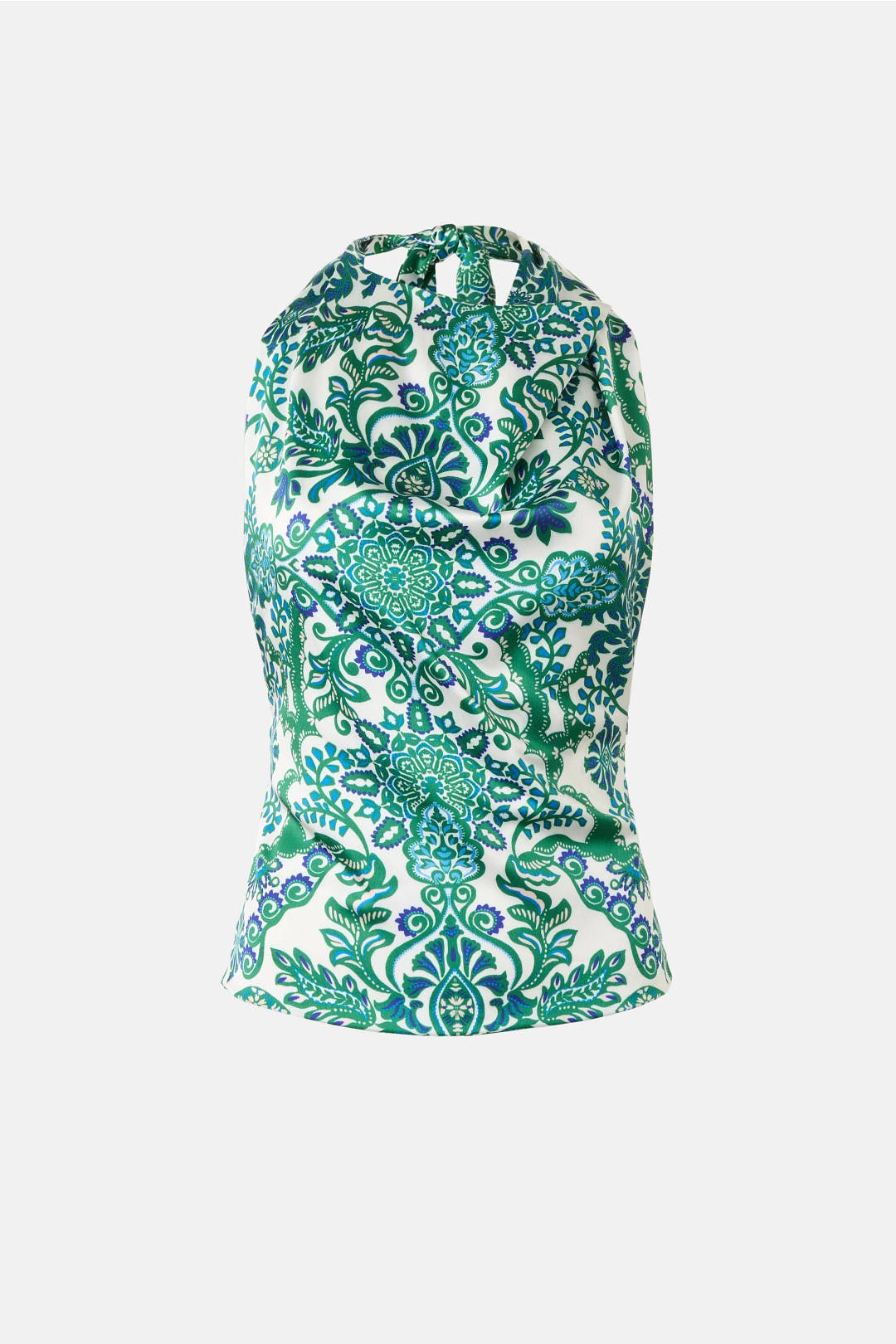 Fern Floral Print Halter Top by MISA Los Angeles | Rent the Runway
