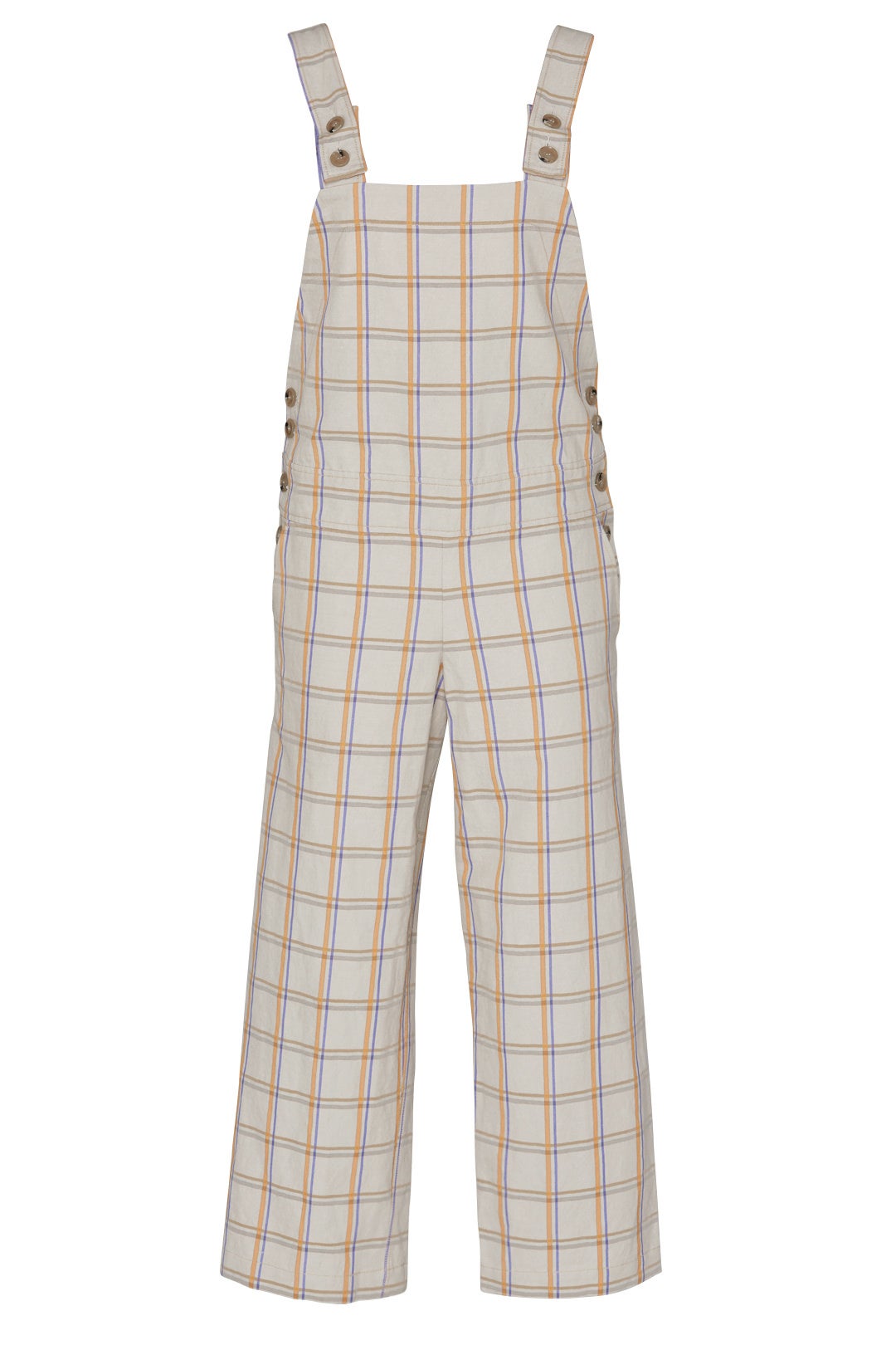 Relaxed Fit Plaid Jumpsuit by TEIJA 3
