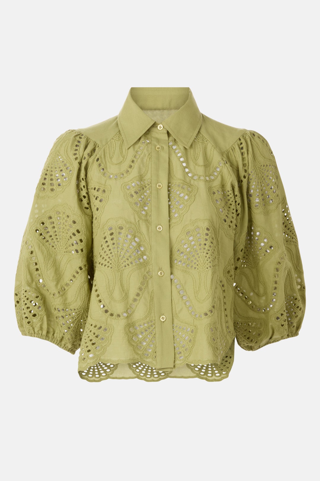 Juliette Sage Lace Top by Caballero 4