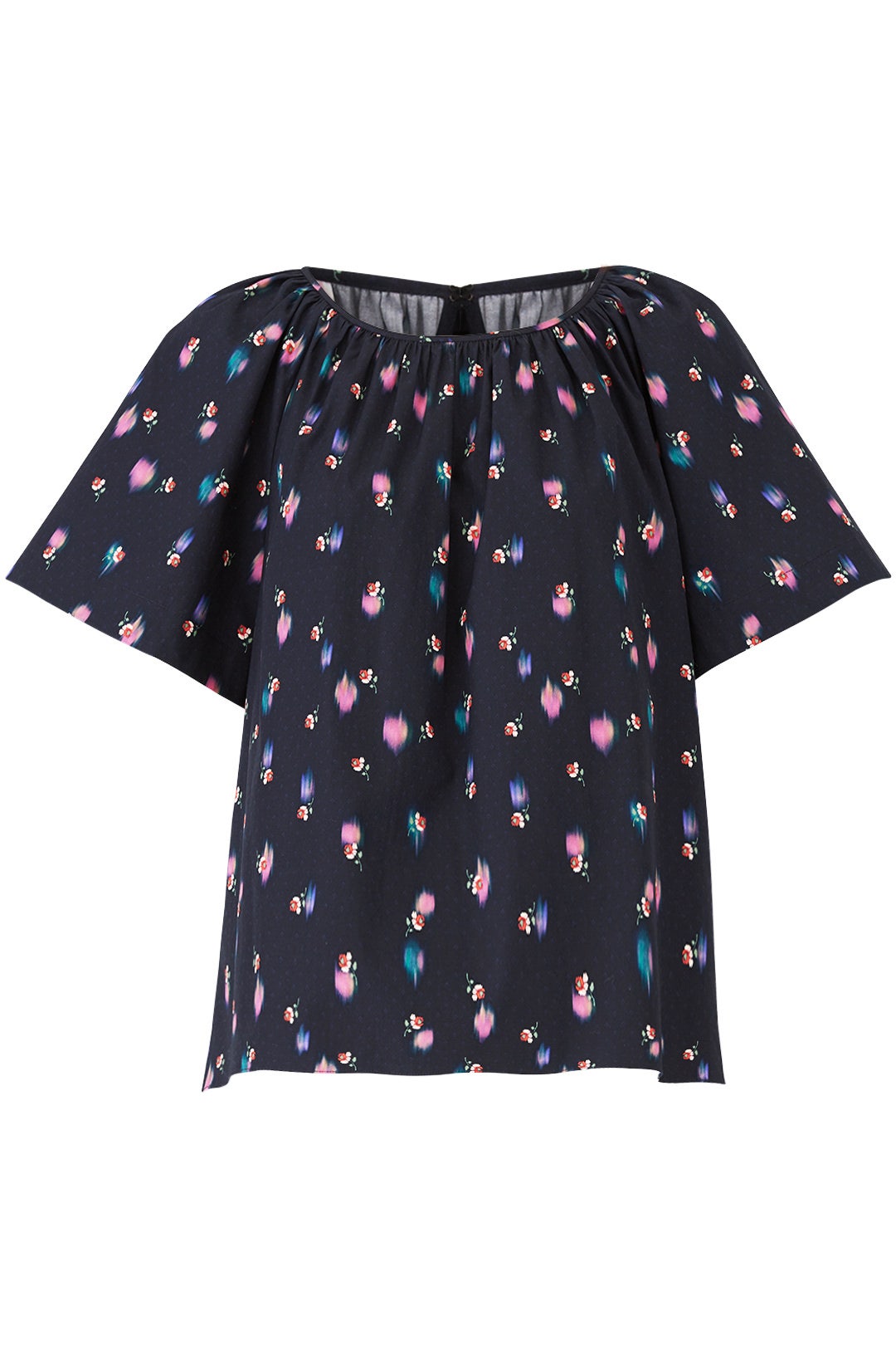 Short Sleeve Farren Flower Top by Rebecca Taylor NYC 3