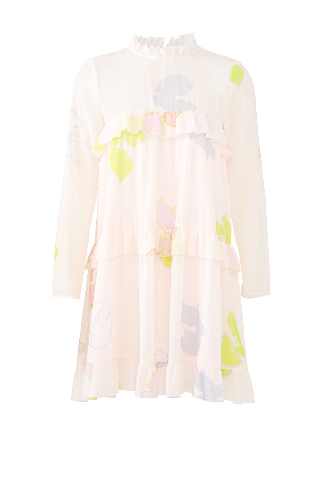 Tiered Floral Ruffle Dress by Cynthia Rowley 3
