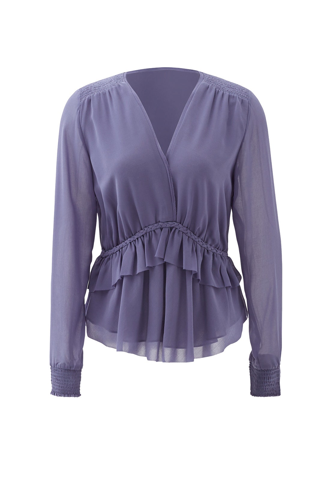 Lavender Chennei Tiered Top by Greylin