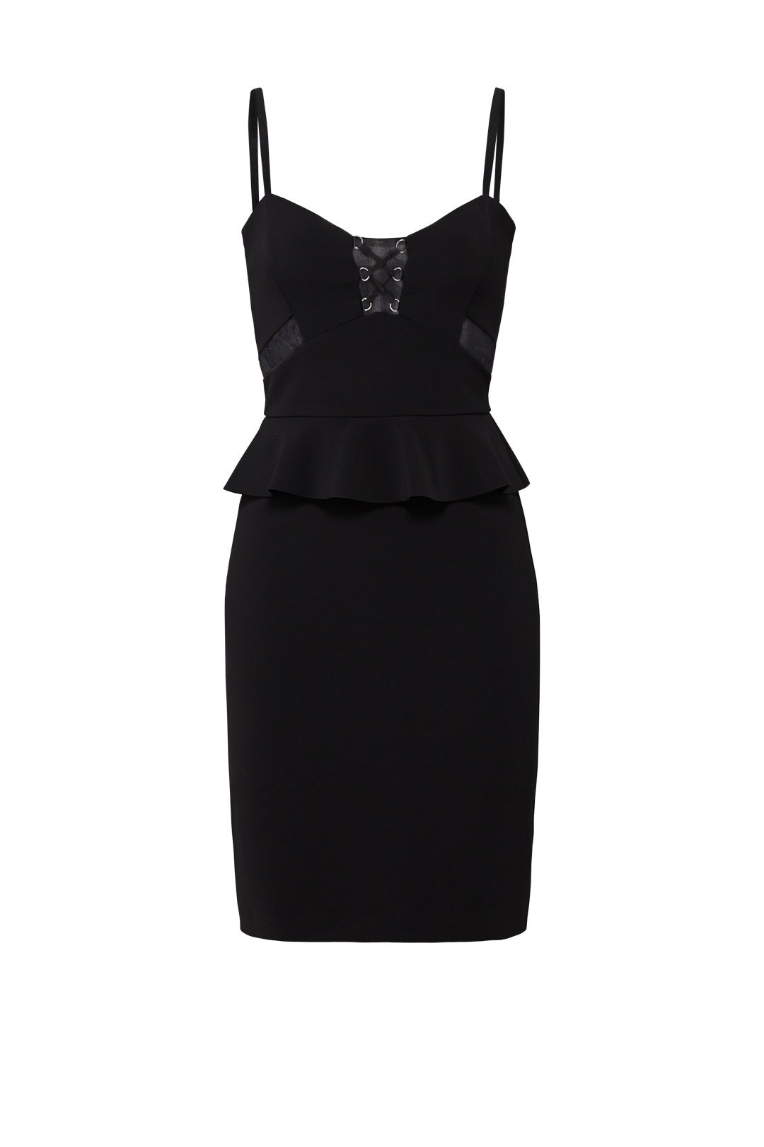 Black Sachi Combo Dress by Parker
