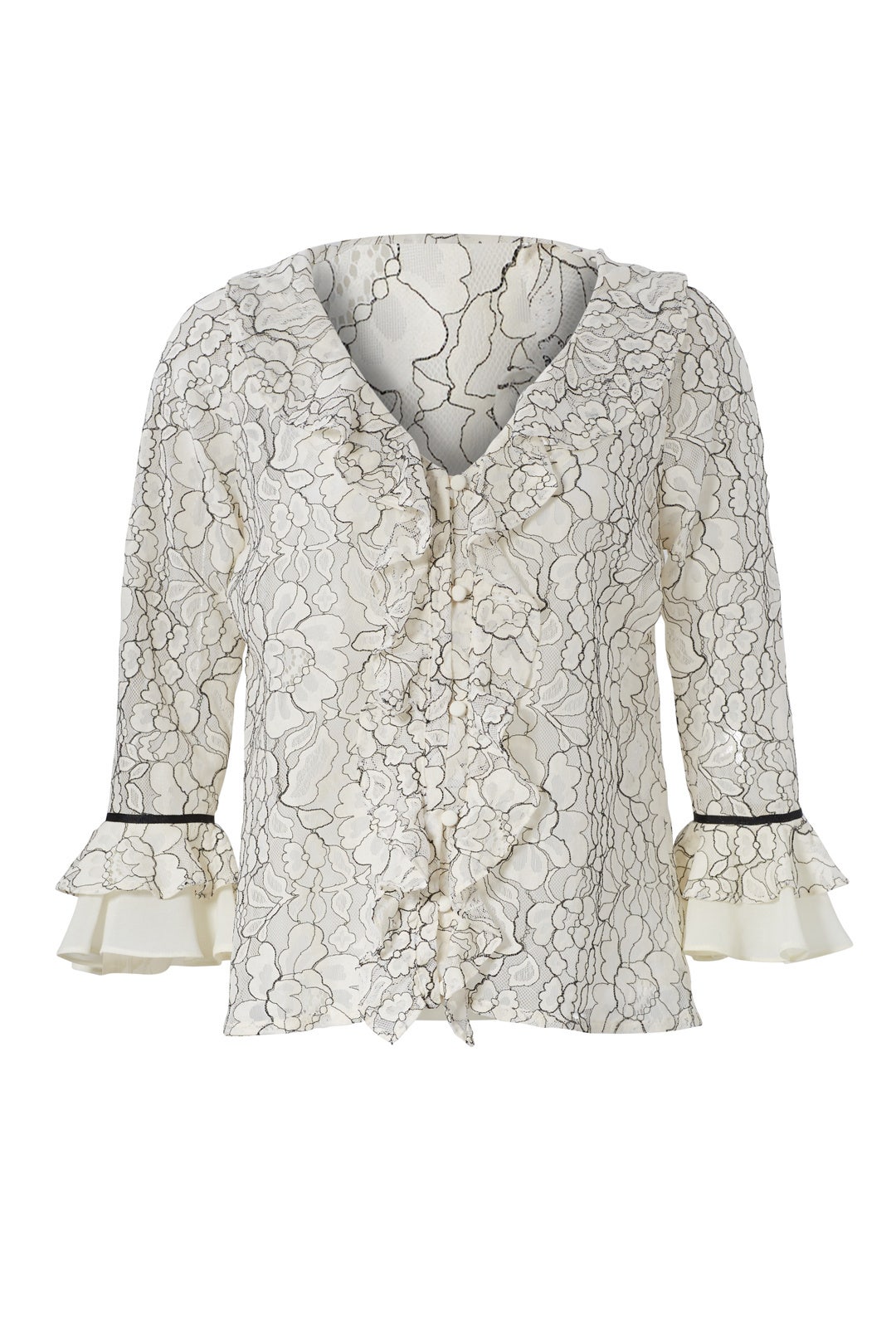 White Viola Top by Paper Crown