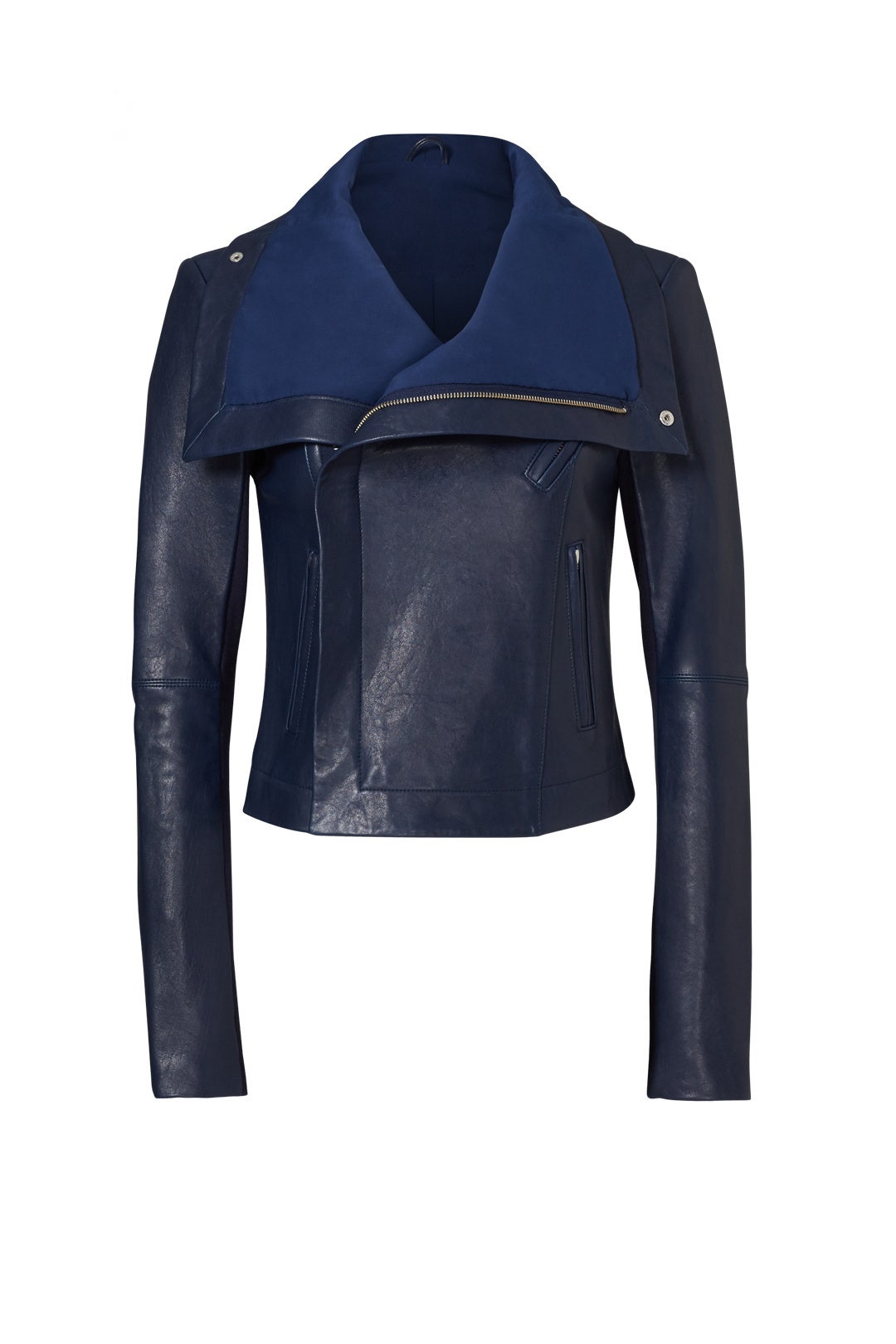Blue Max Classic Bubble Leather Jacket by VEDA