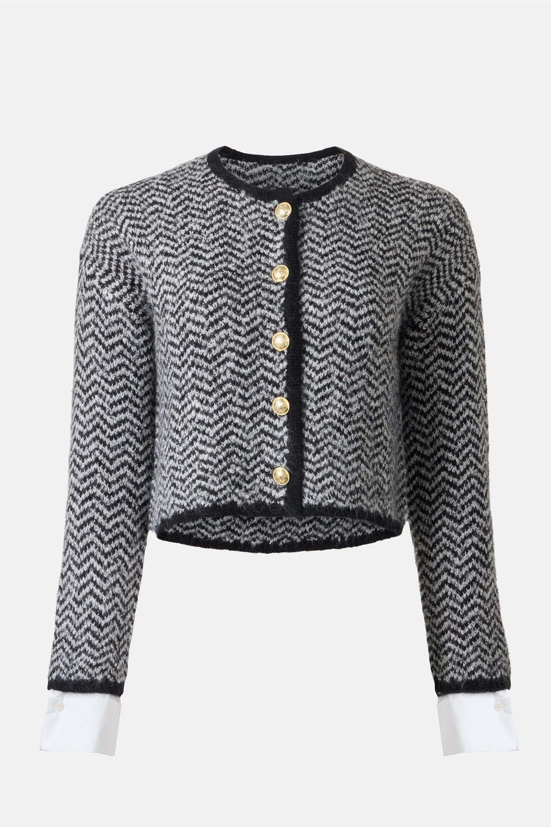 Sabine Herringbone Cardigan by Derek Lam 10 Crosby 4