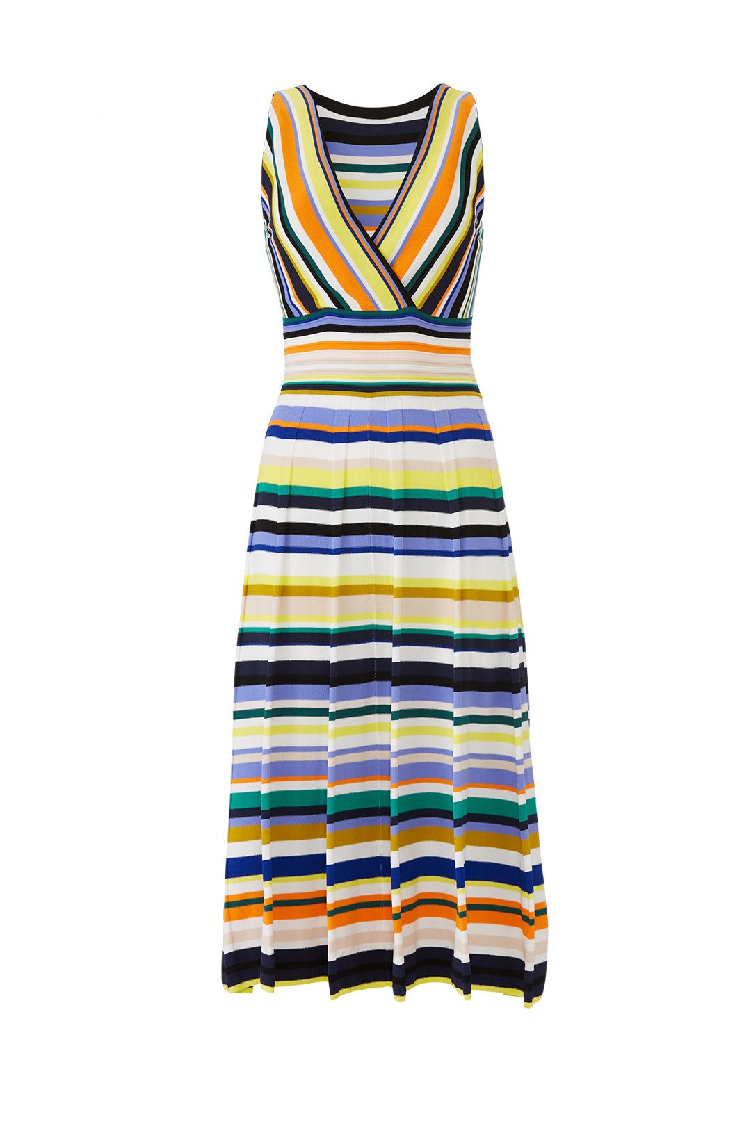 Stripe Surplice Dress by Milly 3