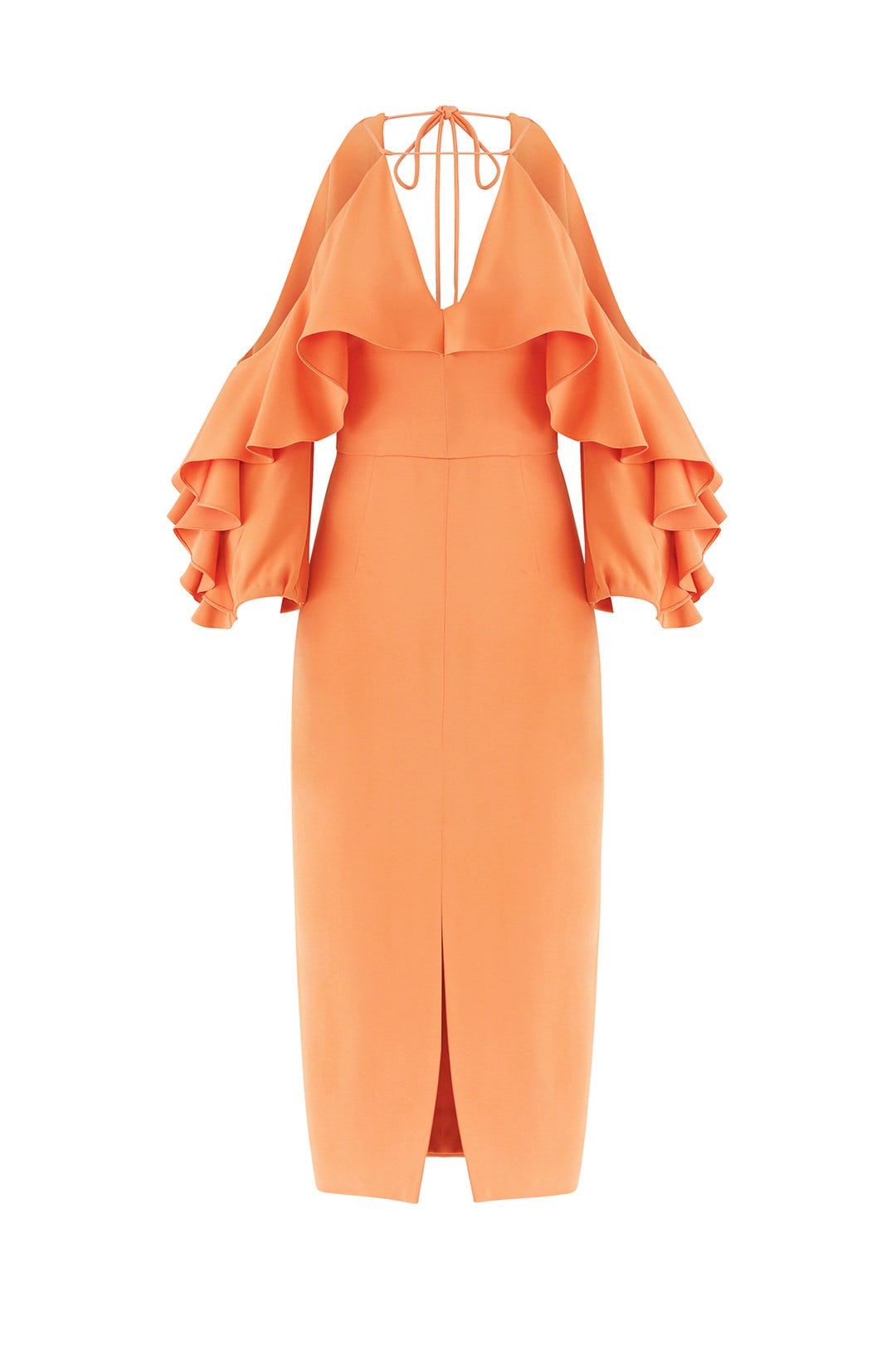 Papaya Aura Dress by Cushnie 3