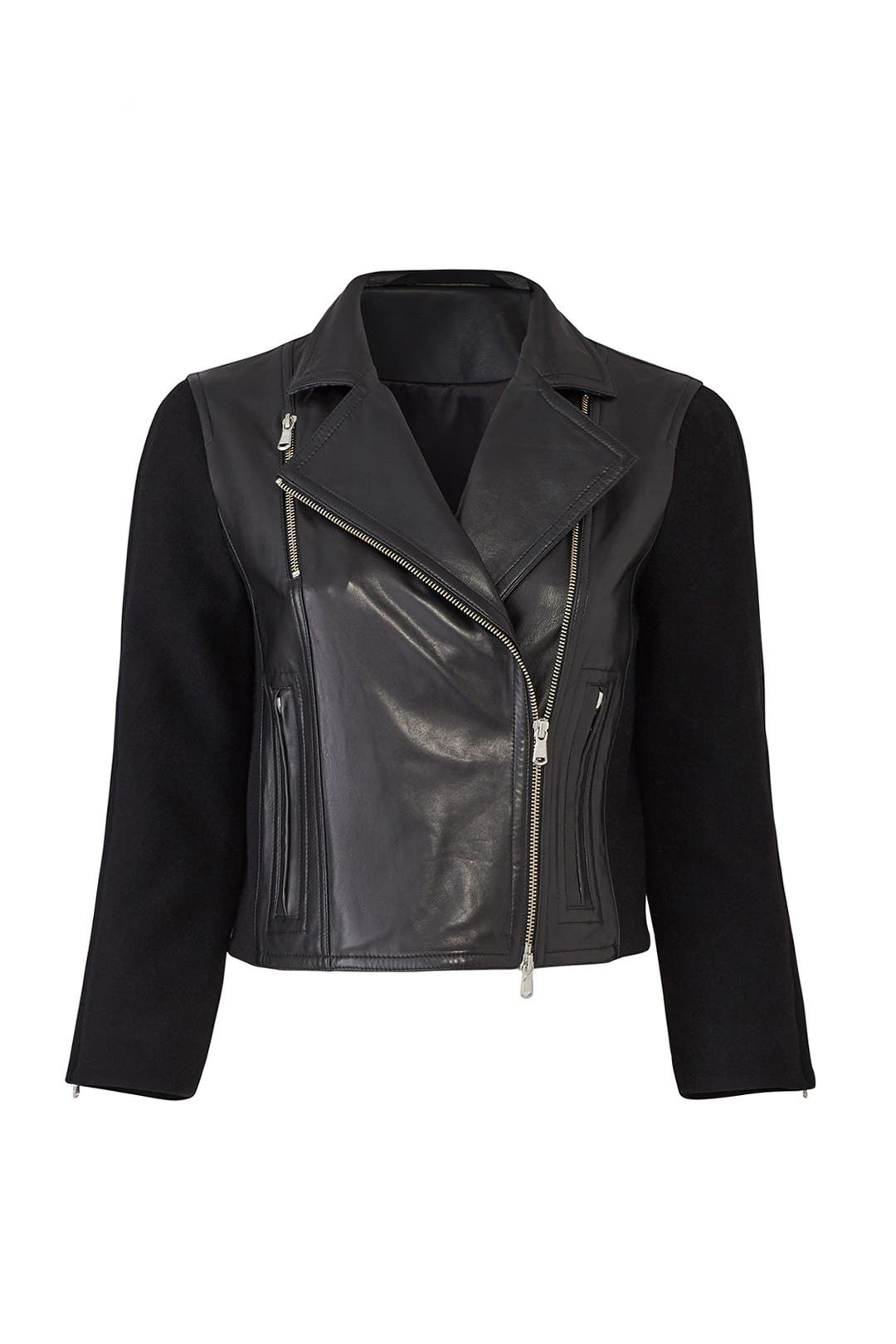 Knit Leather Jacket by KAUFMANFRANCO for 510 Rent the Runway