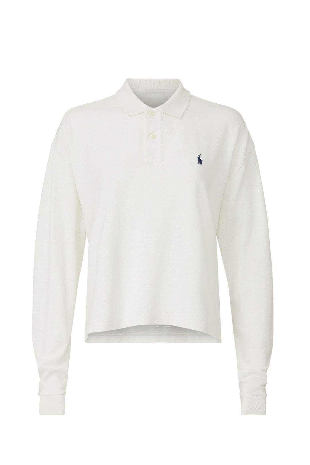 White Long Sleeve Polo by Polo Ralph Lauren 4