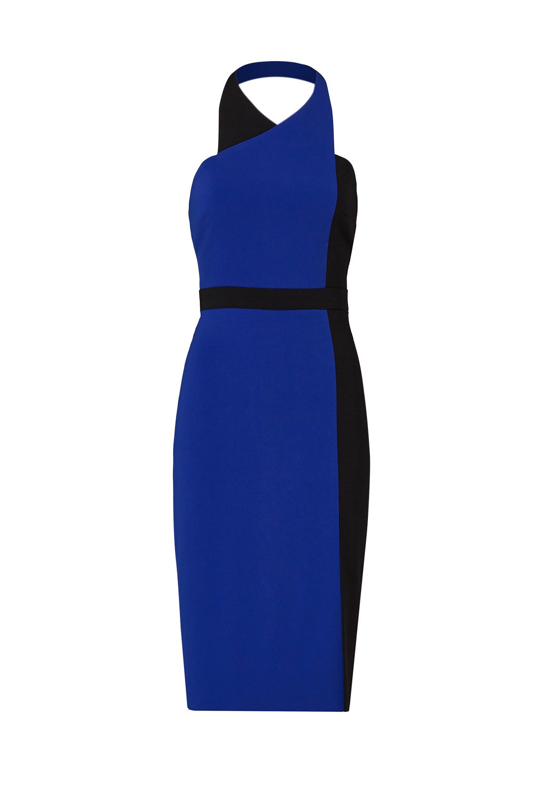 Cobalt Colorblock Sheath by Badgley Mischka