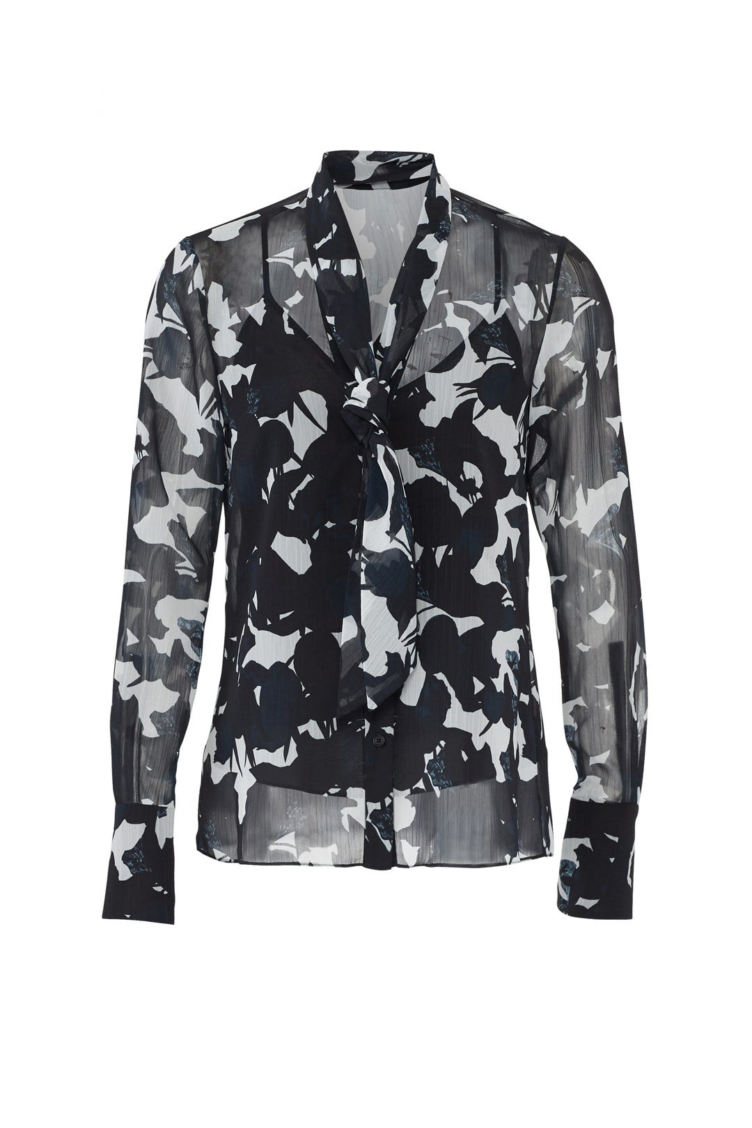 Chalk Multi Fruit Blouse by Jason Wu Collection