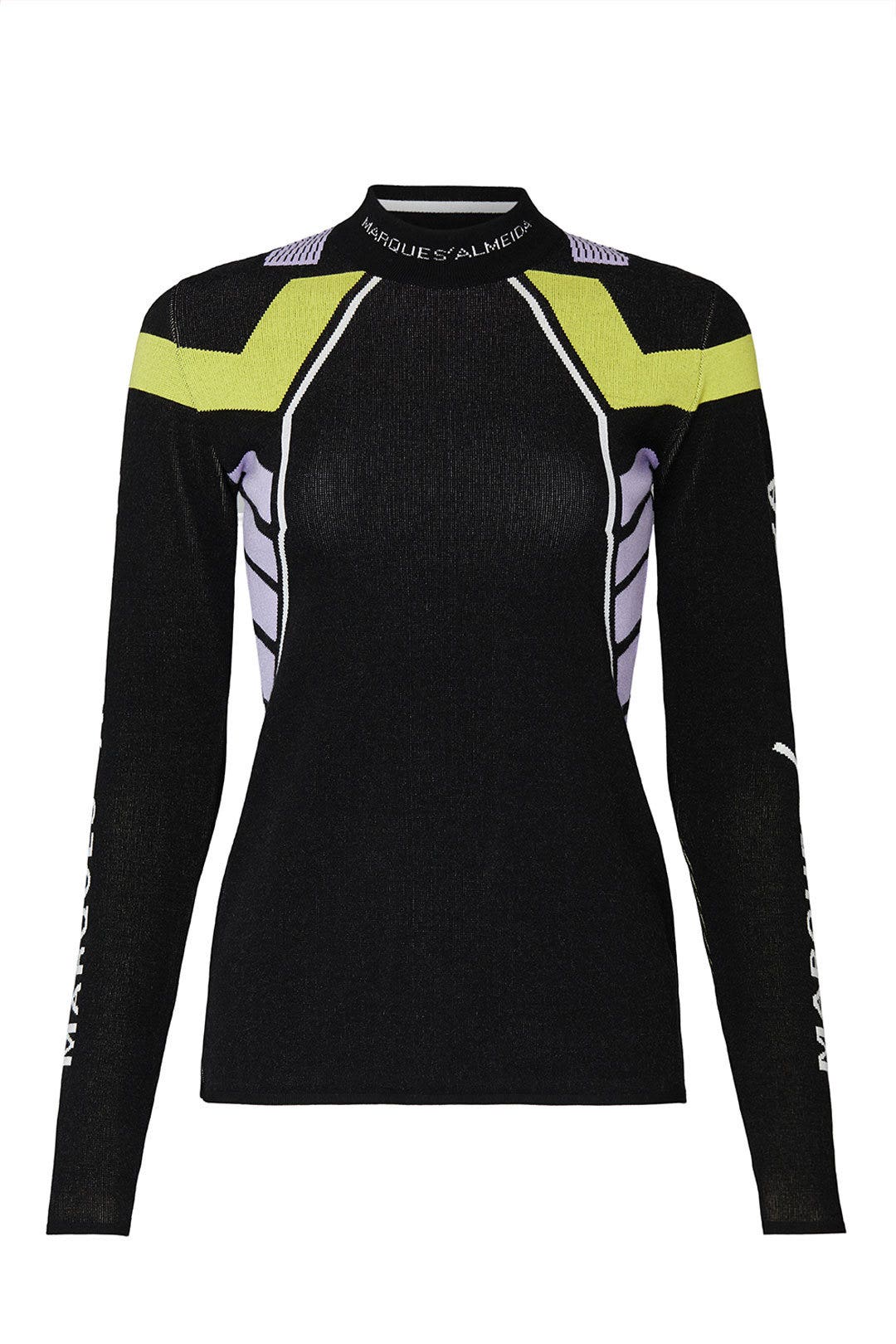 Jacquard Knit Logo Sweater by Marques' Almeida 4