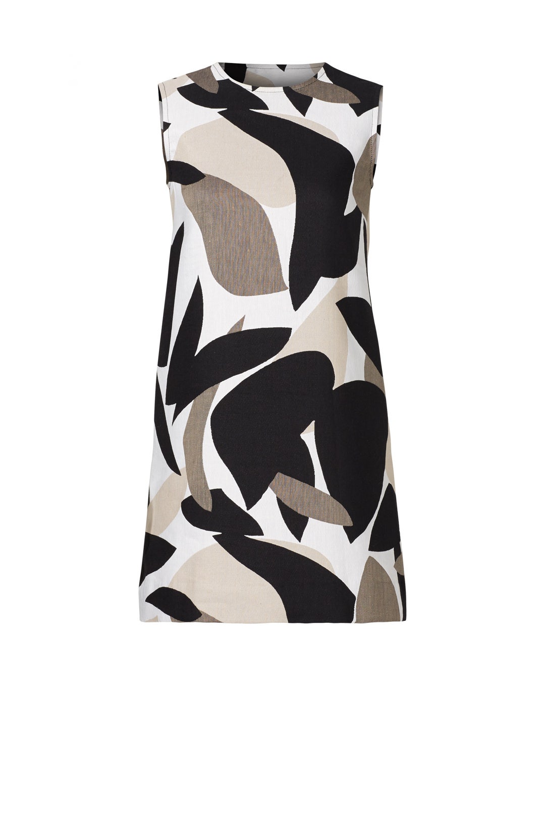 Mod Printed Jacquard Dress by Josie Natori