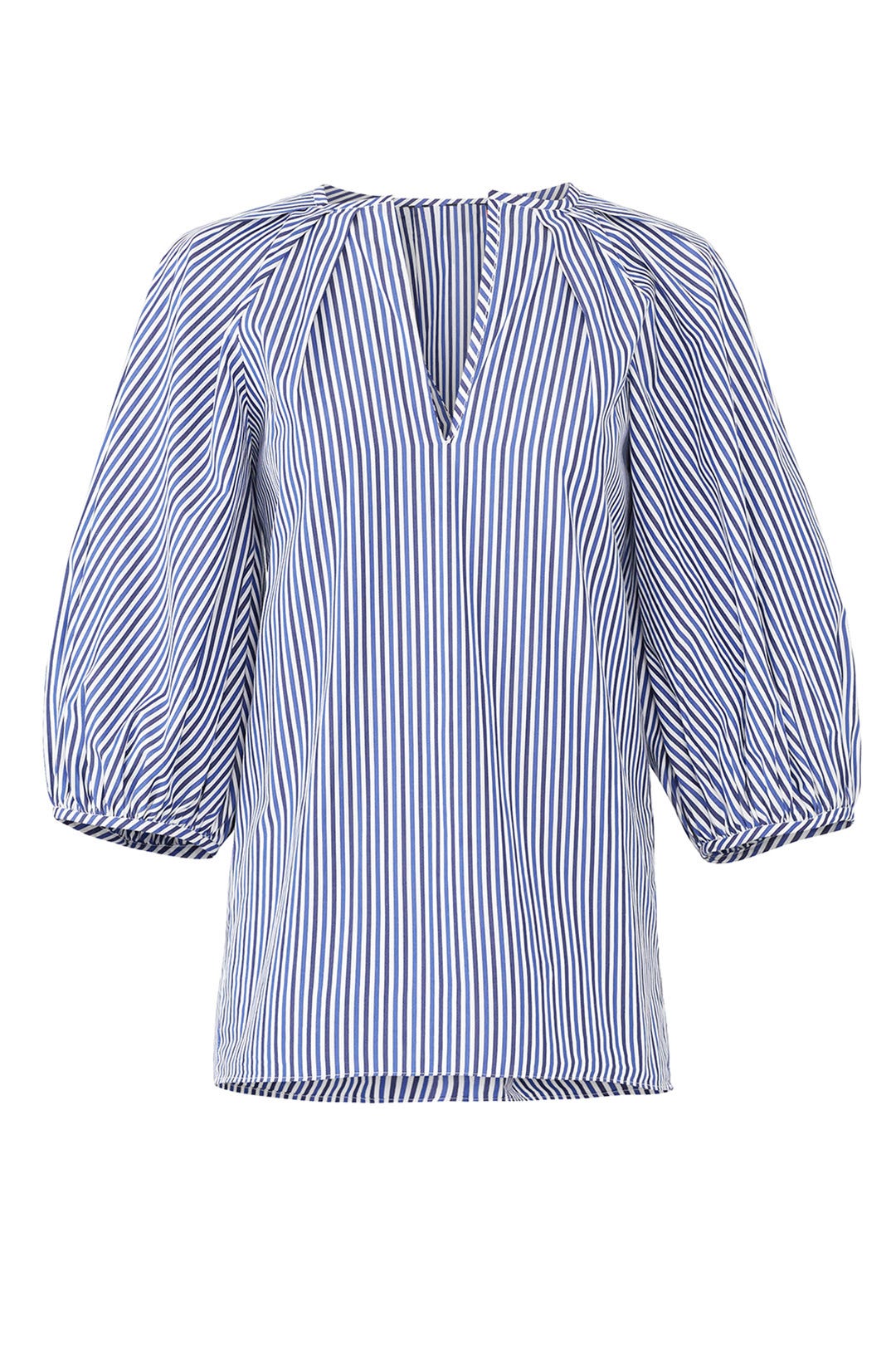 Striped Puff Sleeve Shirt by Martin Grant