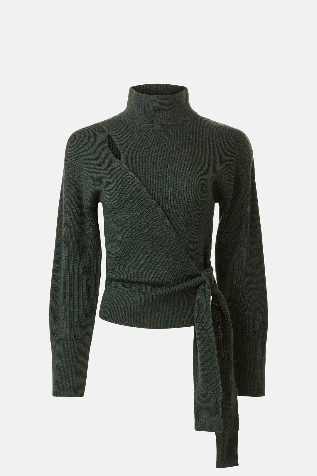 Wrap Funnel Neck Sweater by SIMKHAI 4