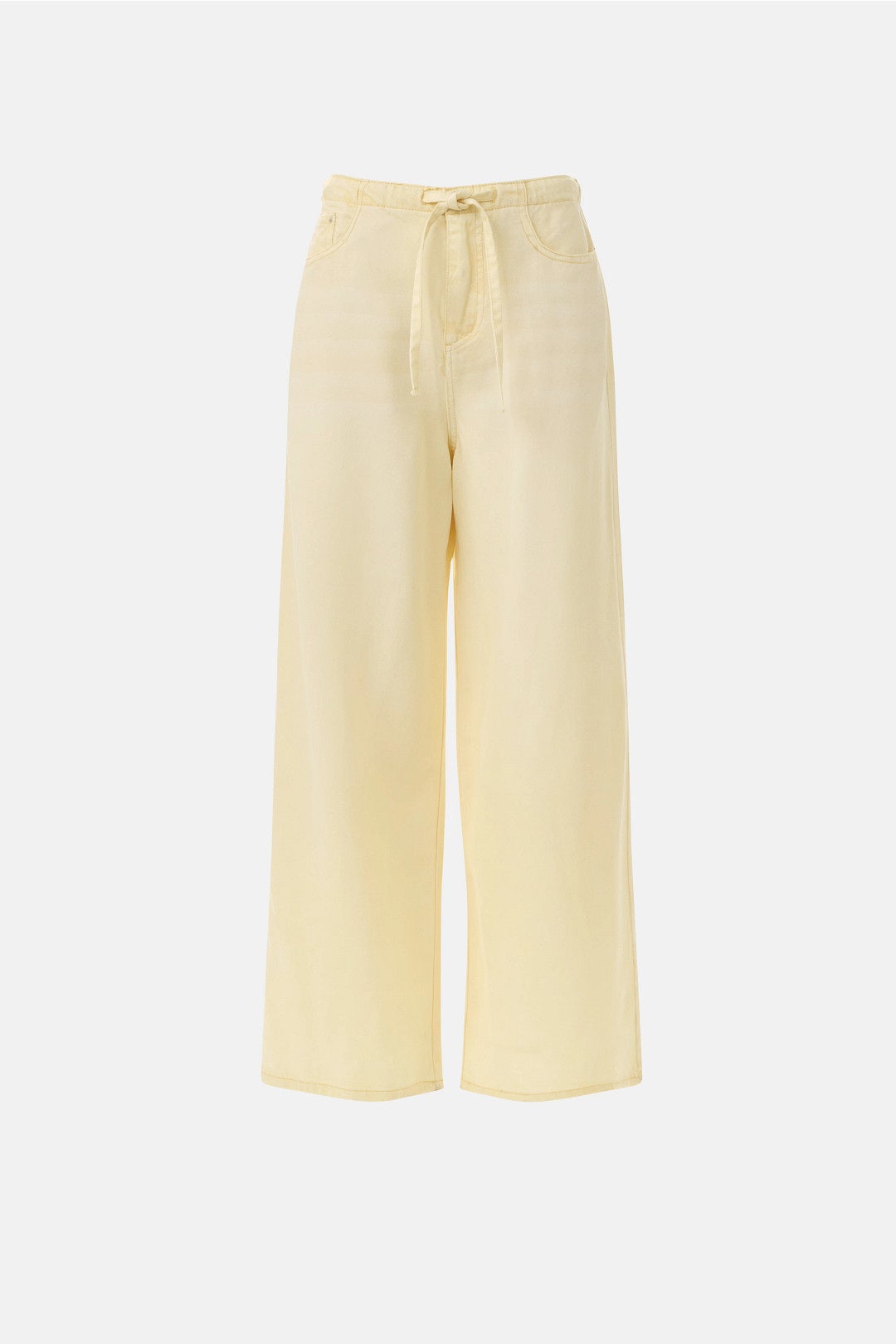 Yellow Lounge Denim Crop Pants by Splendid 4