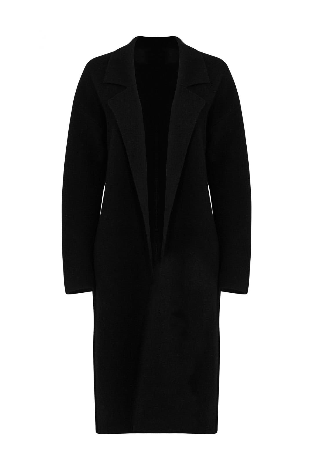 Black Long Coat by BROWN ALLAN 3