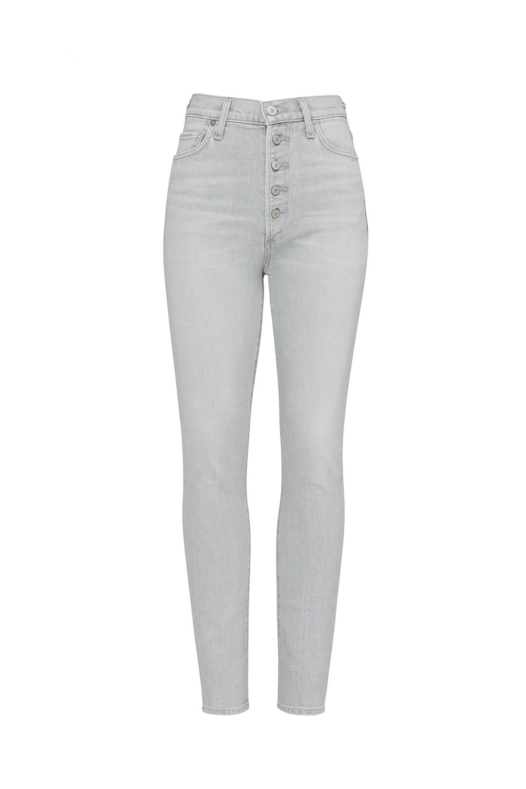 Olivia Exposed Fly High Rise Slim Ankle Jeans by Citizens of Humanity