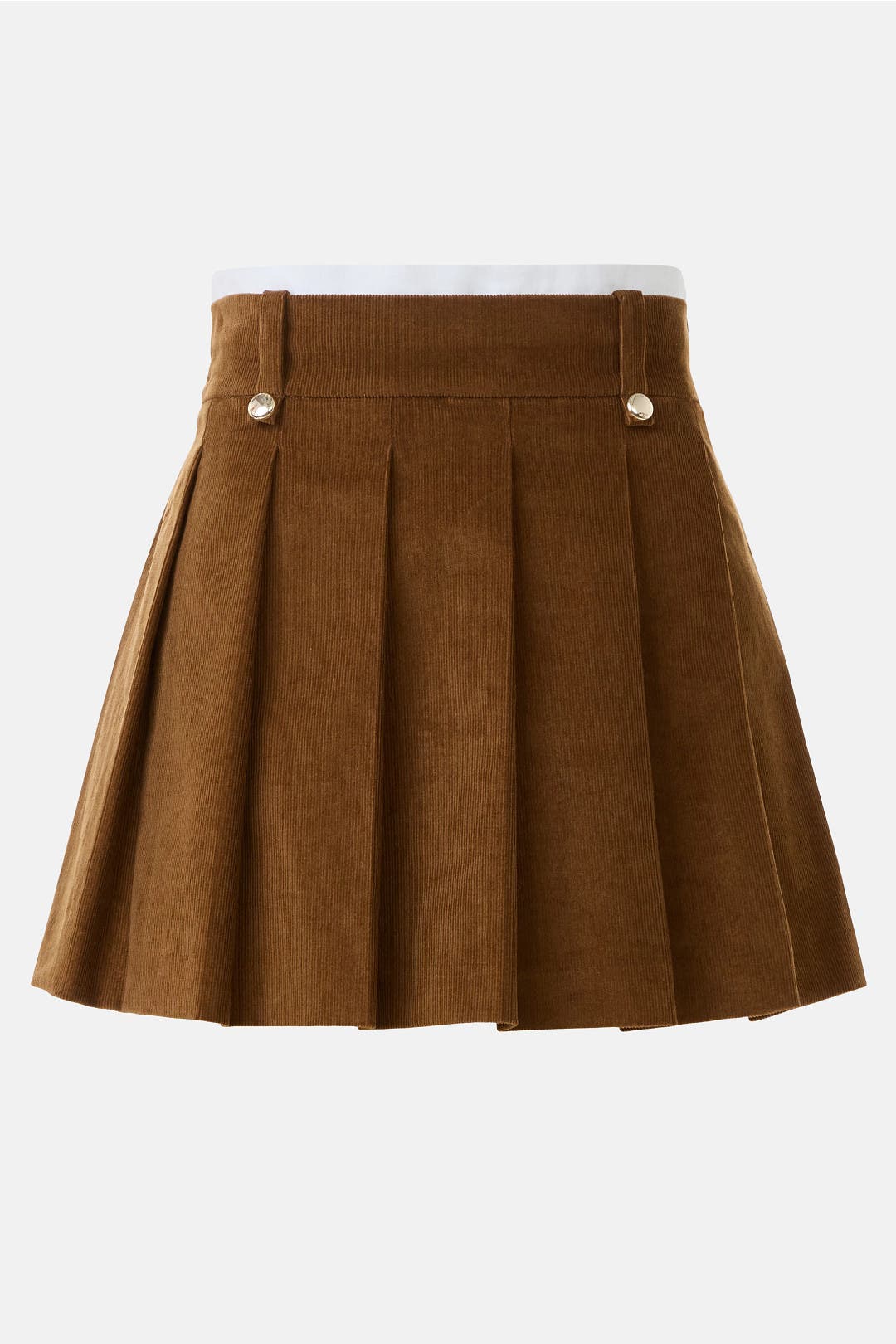 Jubelle Corduroy Pleated Mini Skirt by Maje | Rent the Runway