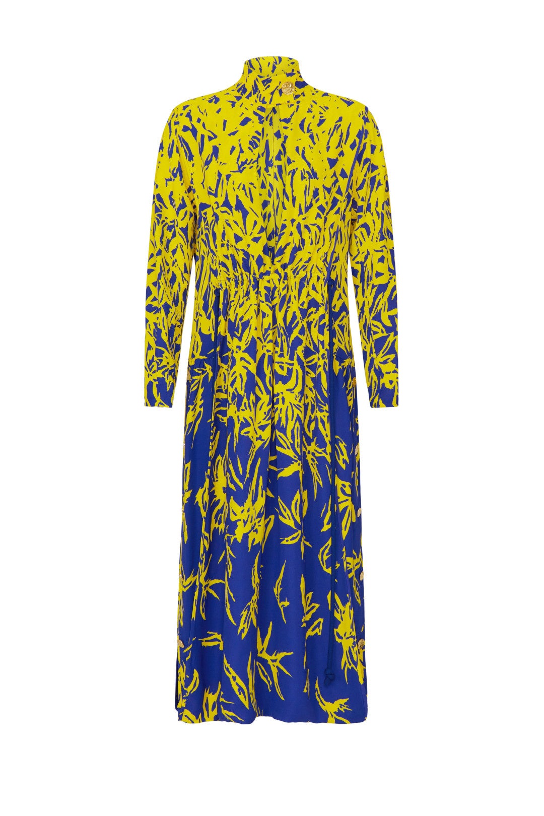 Degrade Floral Long Sleeve Dress by Proenza Schouler 4