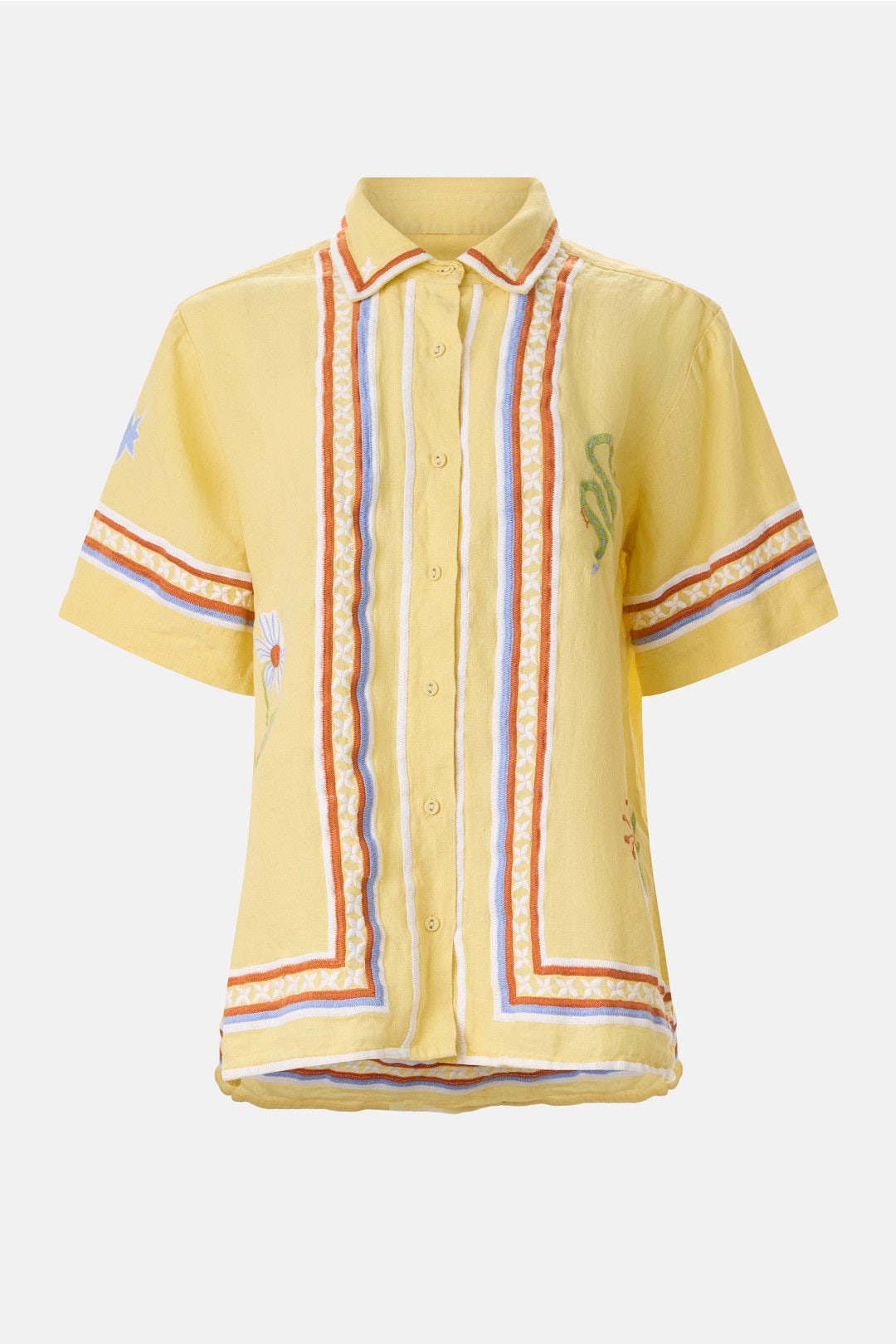 Yellow Darcy Shirt by Soleil Soleil