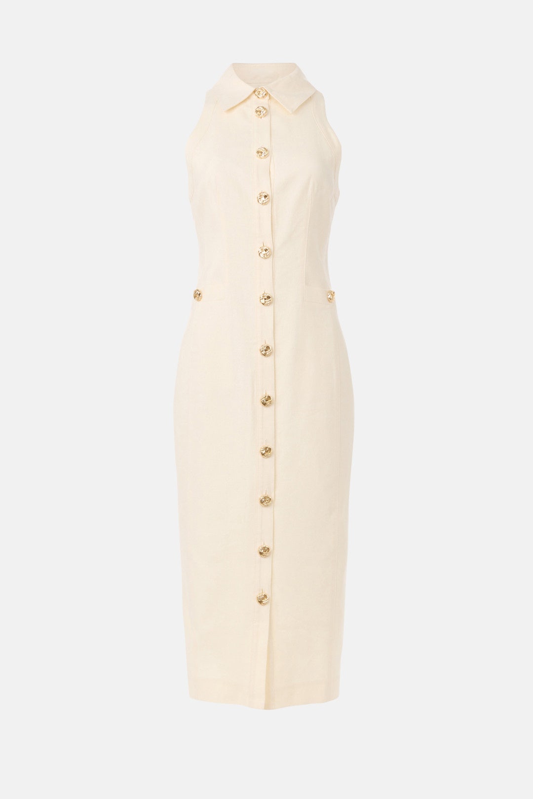 Button Front Racer Midi Dress by TOCCIN X RTR 4