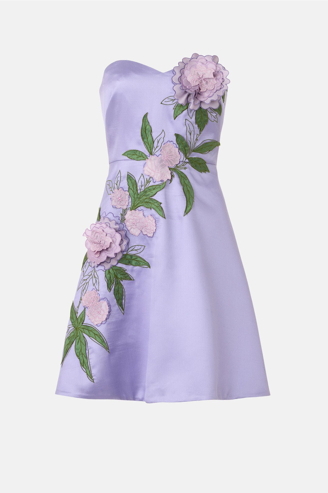 Flower Sash Mini Dress by Badgley Mischka
