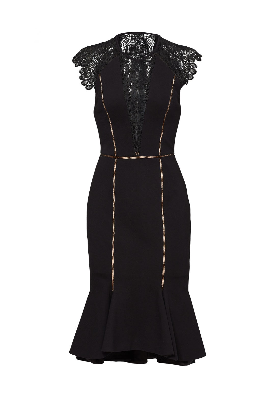Black Gemini Dress by CATHERINE DEANE