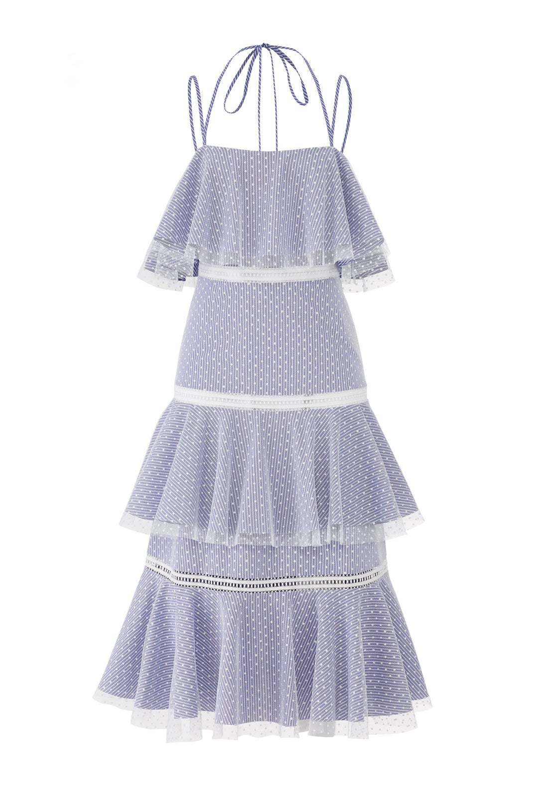 Halter Strap Tiered Dress by Prabal Gurung 3