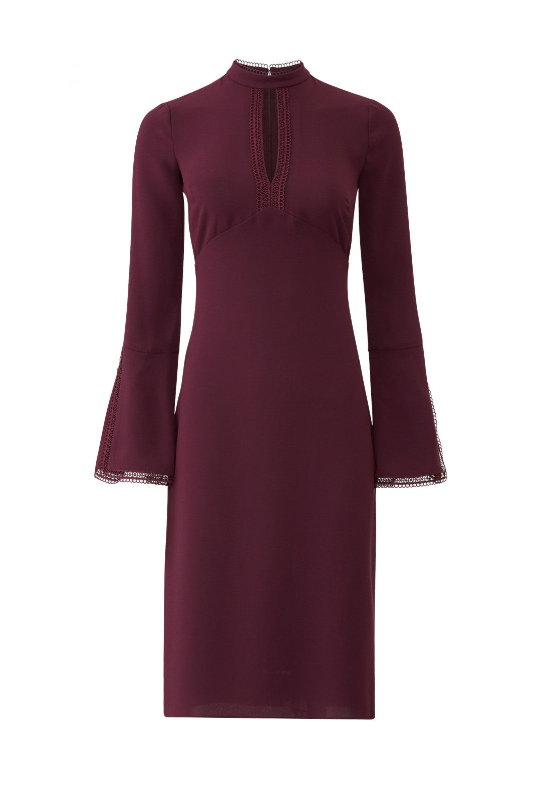Burgundy Keyhole Dress by Shoshanna 3