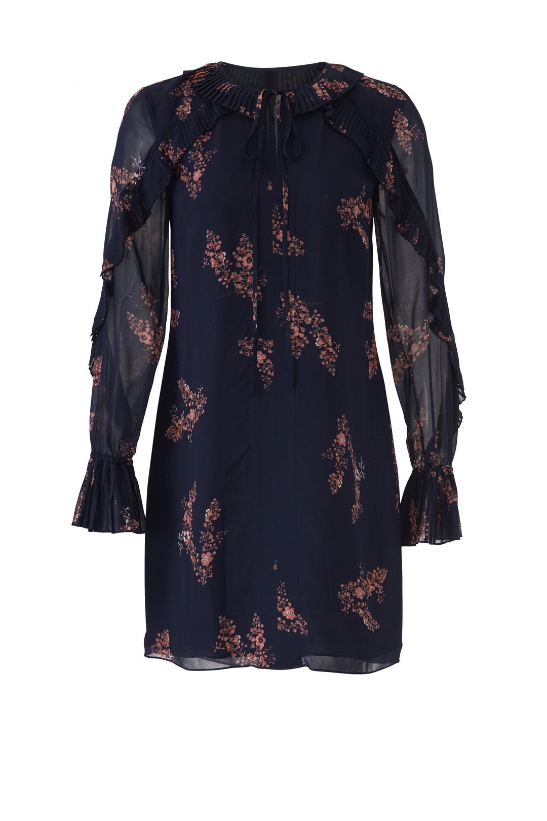 Pleat Detail Shift Dress by Derek Lam 10 Crosby