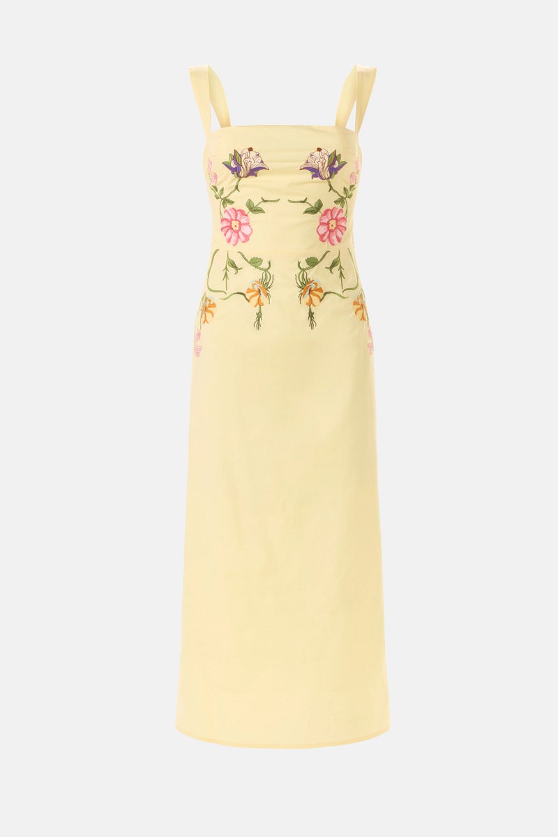 sachin and babi light blue dress Backless Slip Dress by Louna