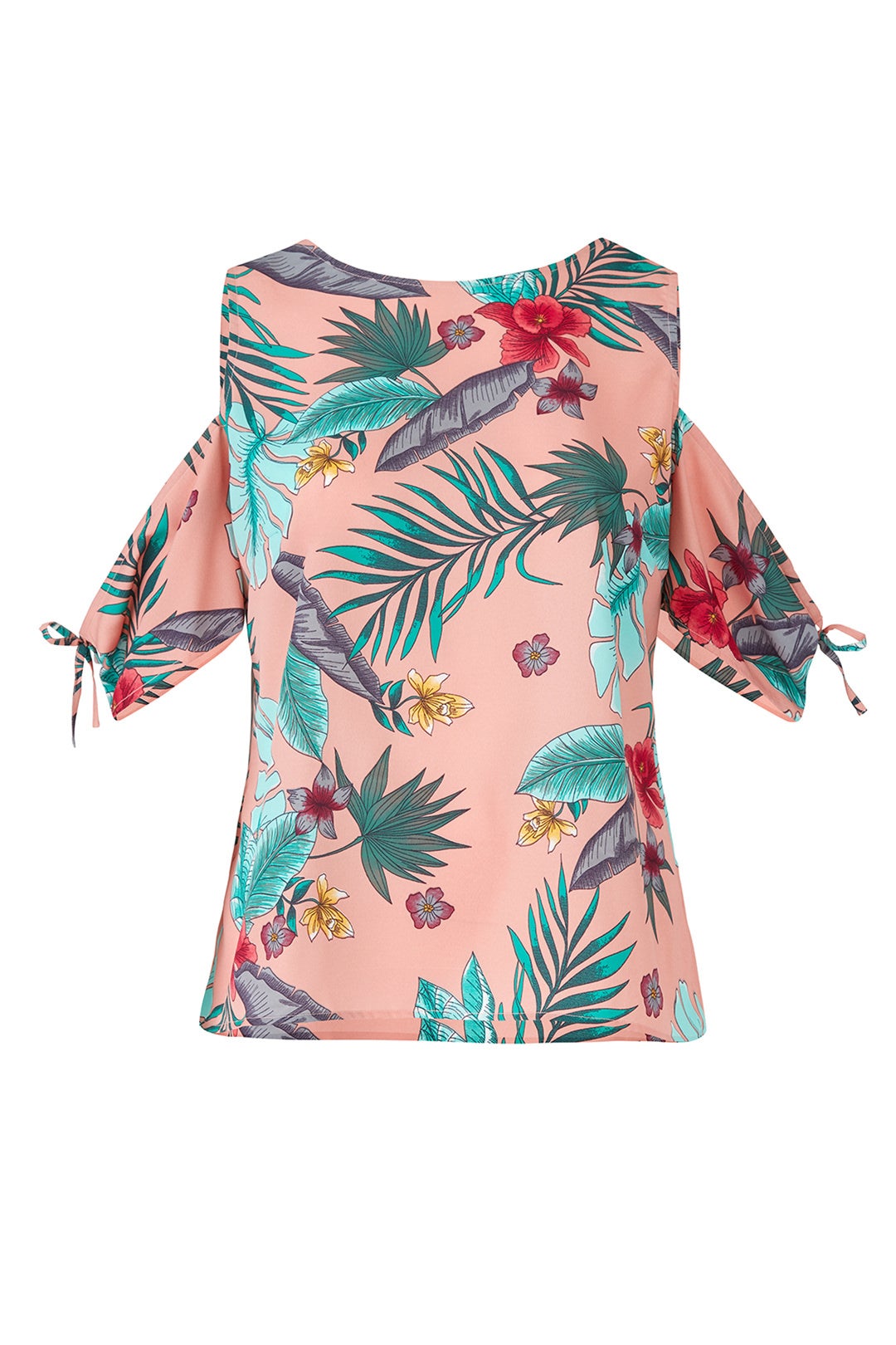 Tropical Cold Shoulder Top by JUNAROSE