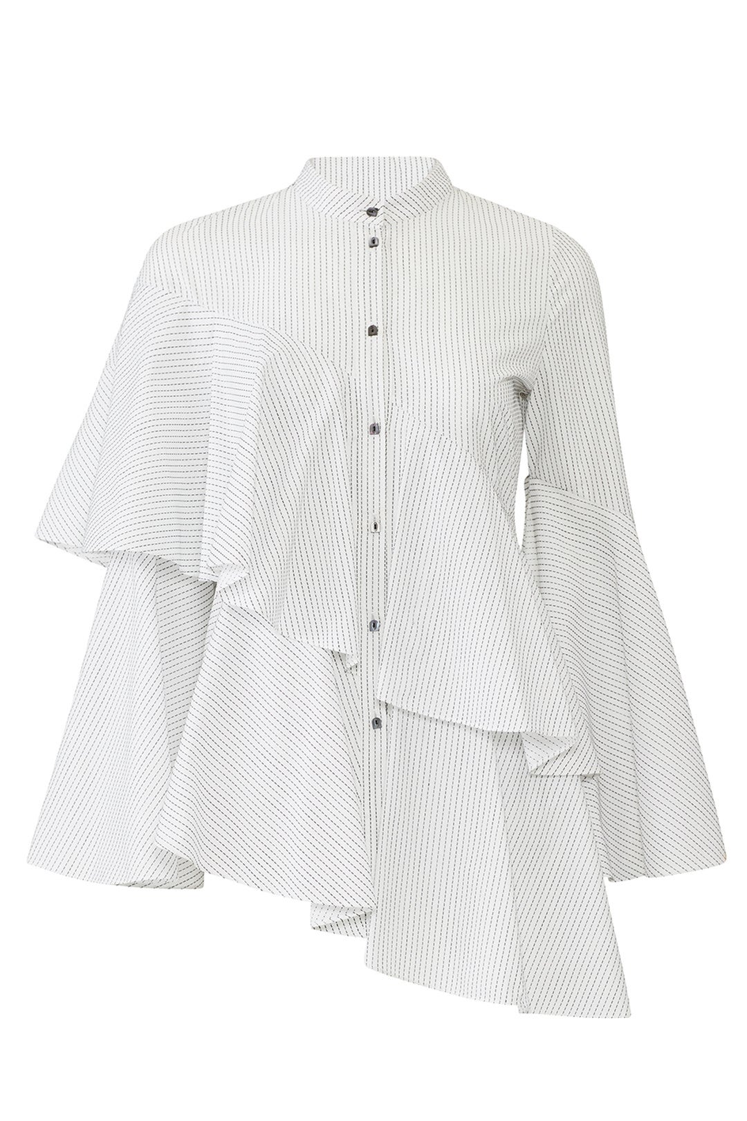 Sunny Stripe Layered Blouse by Osman 3