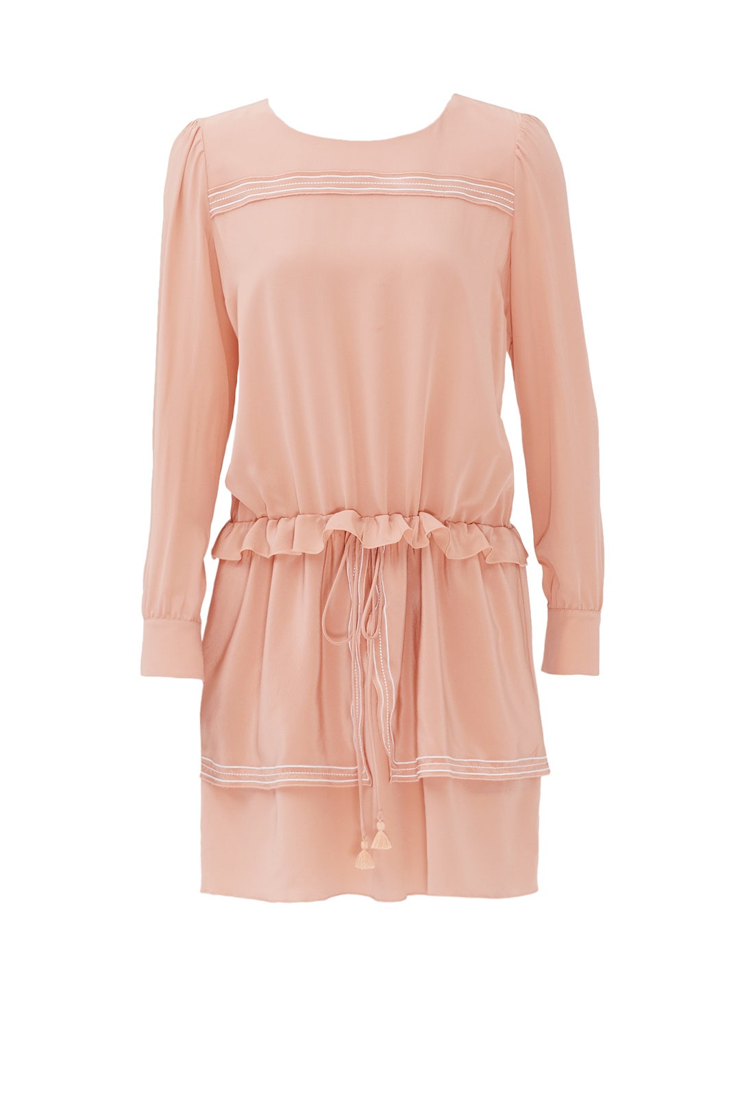 Pink Silk De Chine Dress by See by Chloé