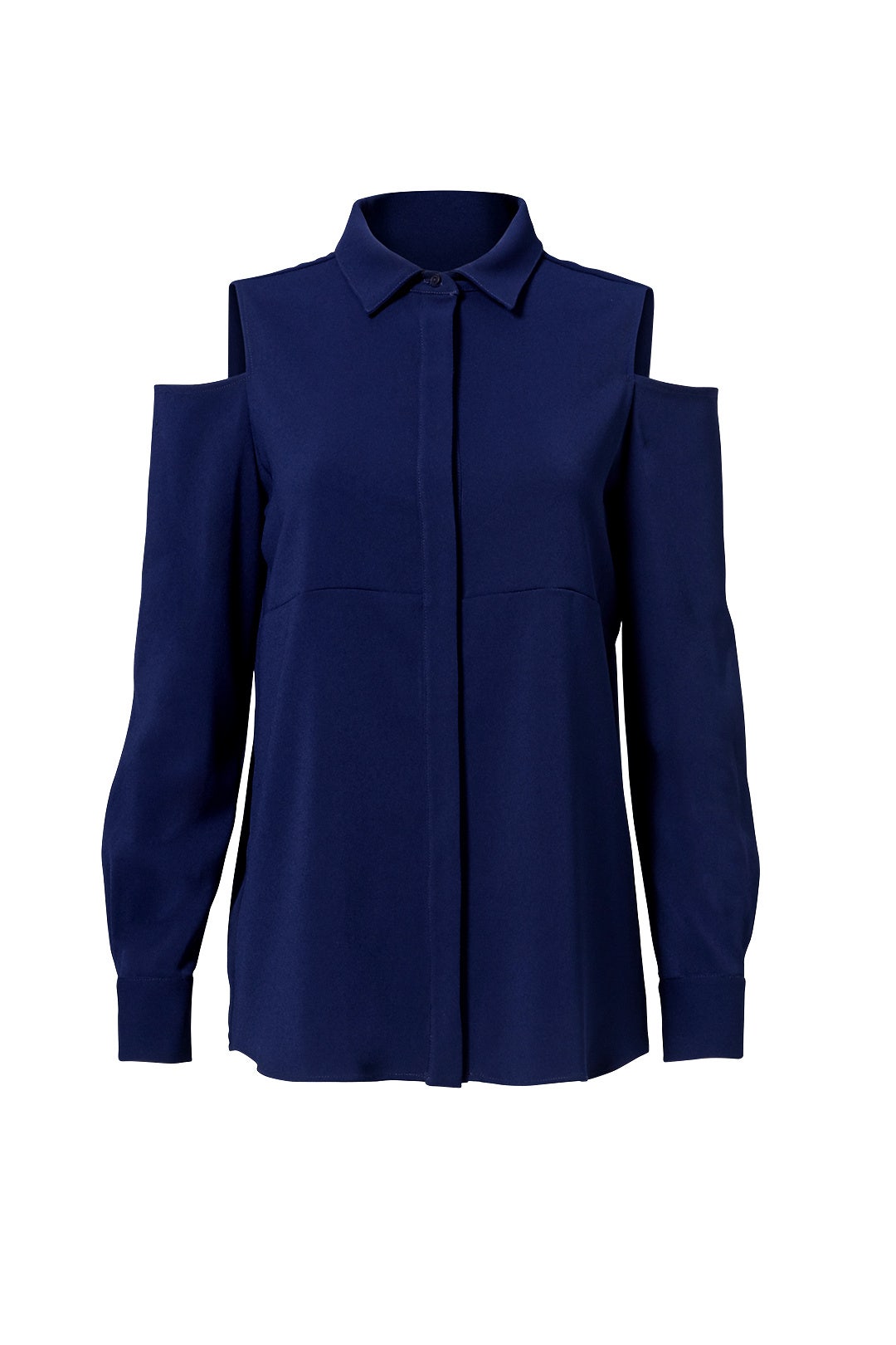 Navy Esme Blouse by Amanda Uprichard | Rent the Runway, image size:1080x1620