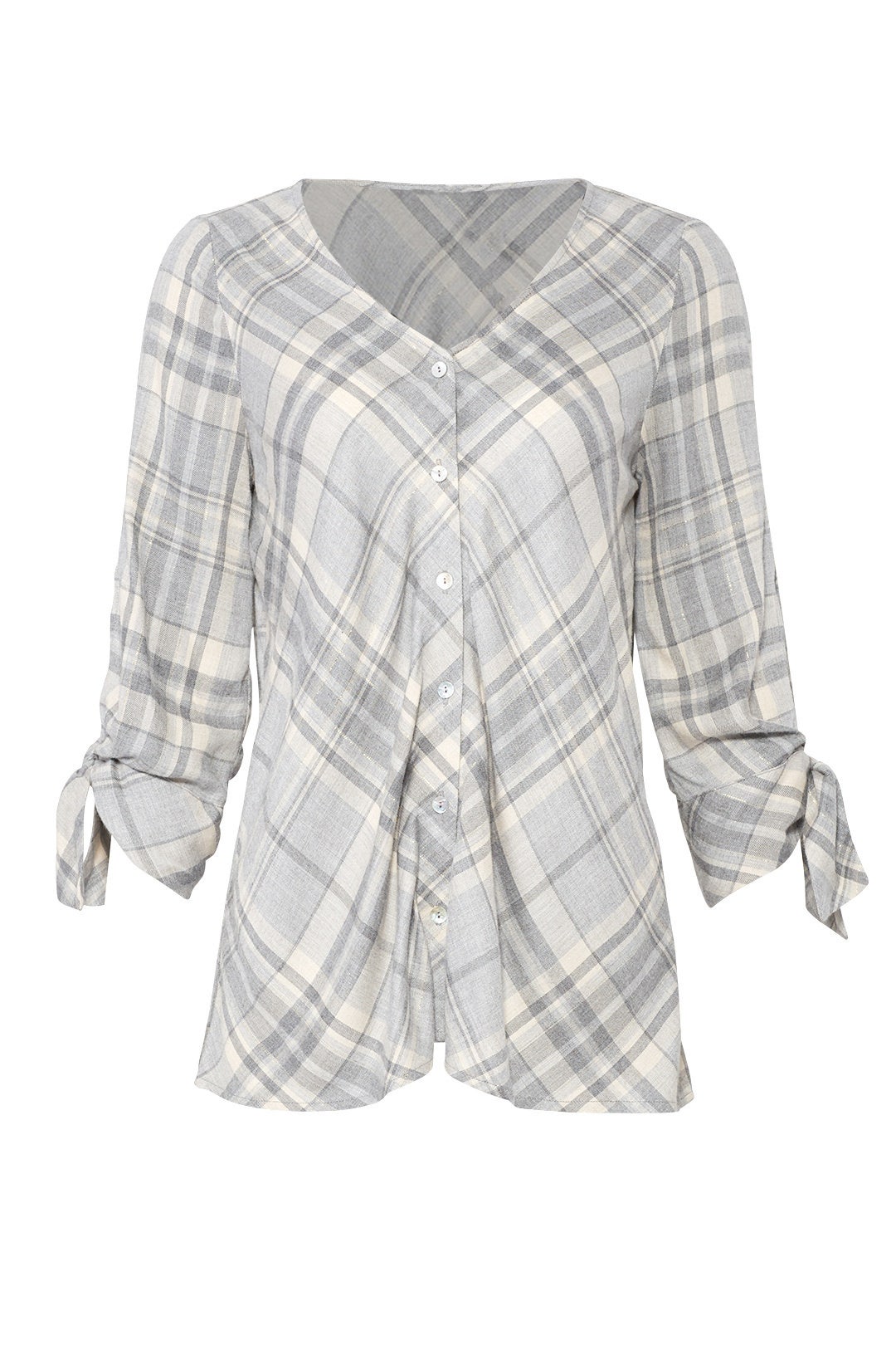 Tie Sleeve Blouse by B Collection by Bobeau