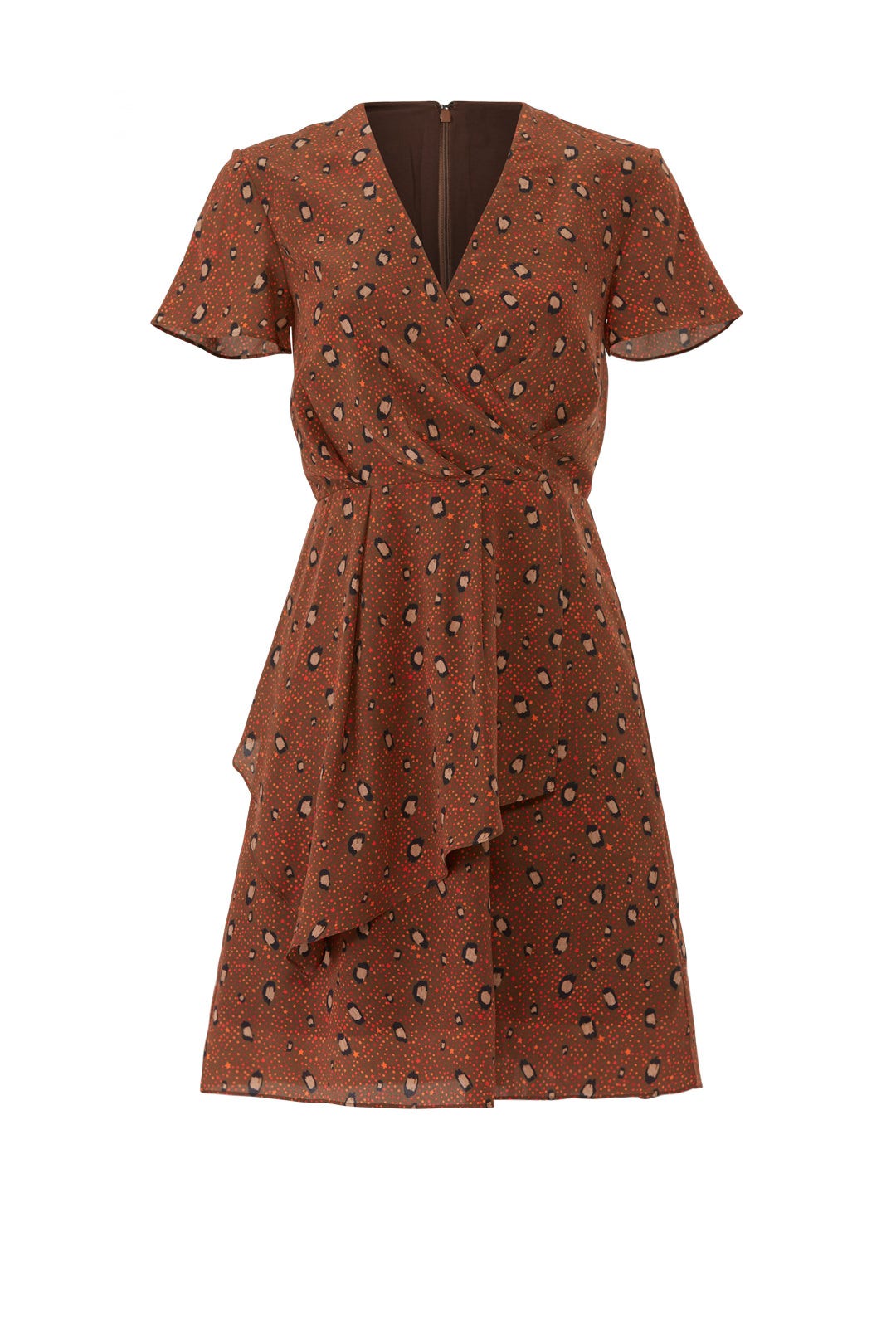 Rust Leopard Print Dress by Slate & Willow