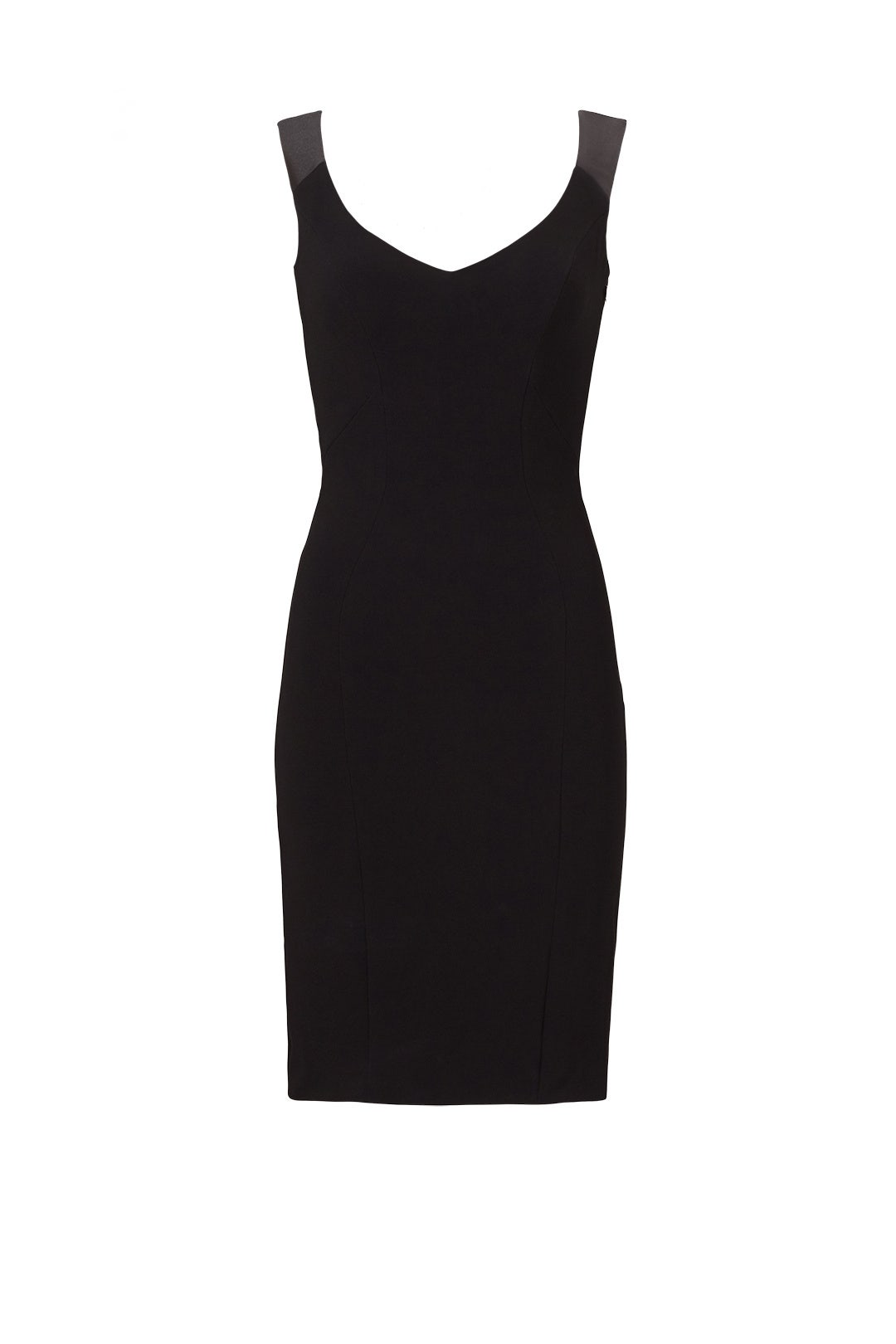 Black Swirl Back Dress by Theia