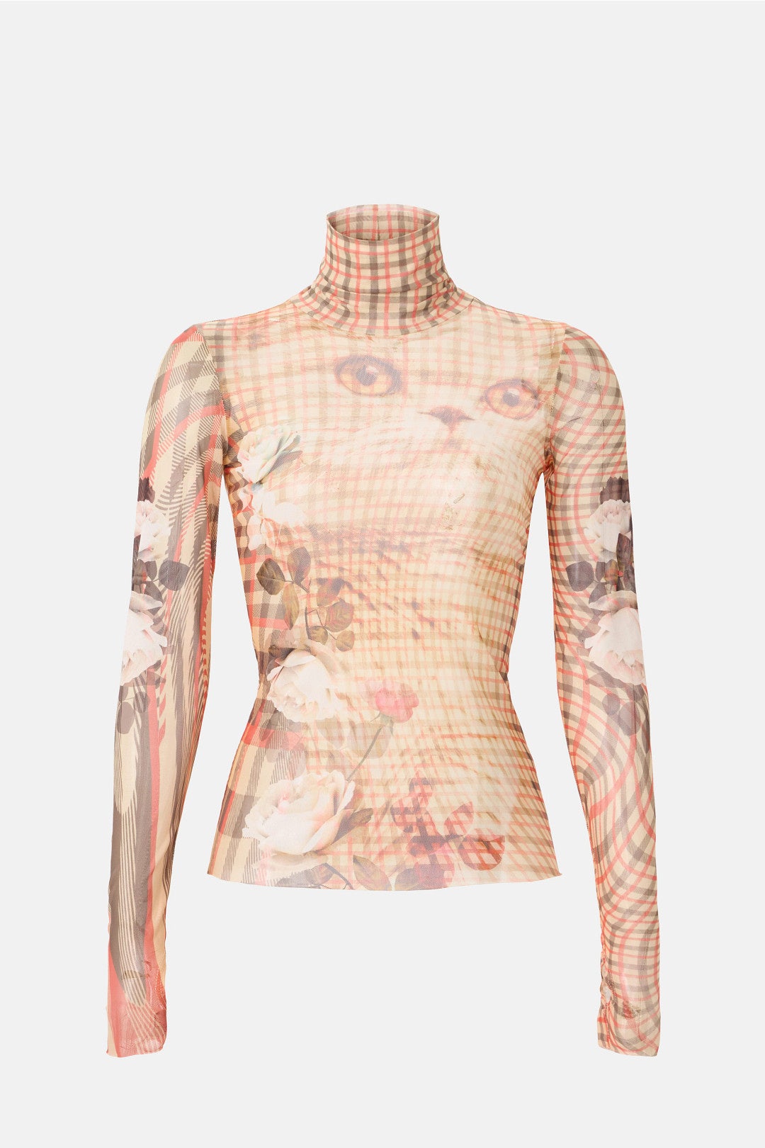 Zadie Cat Power Mesh Long Sleeve Top by AFRM 4