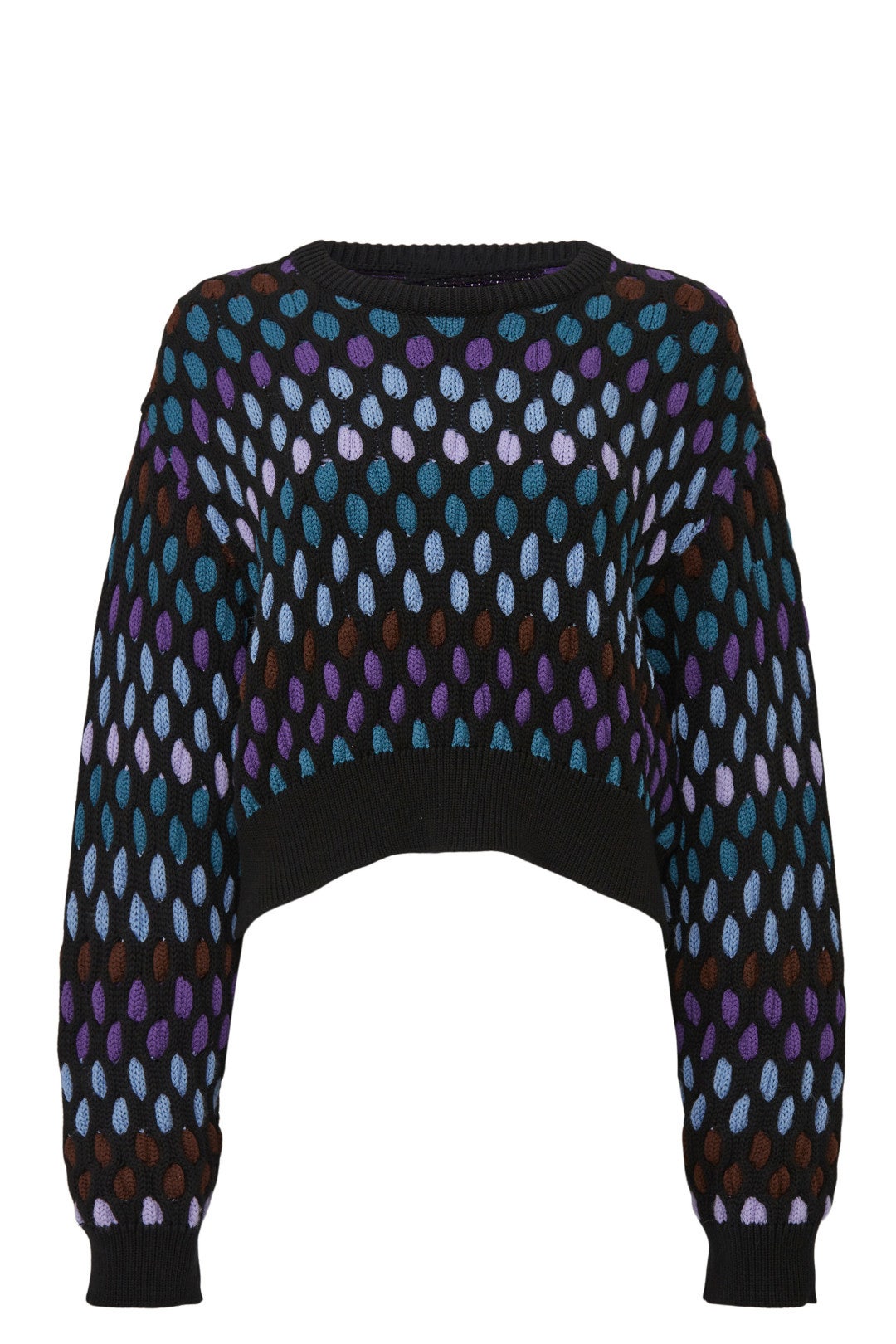 Cropped Polka Dot Sweater by Koché 4