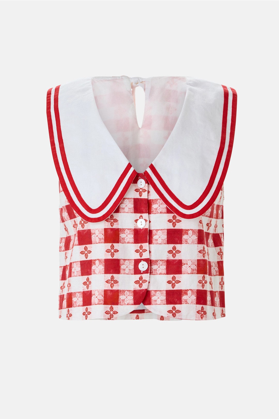 Tablecloth Print Georgia Top by Rachel Antonoff