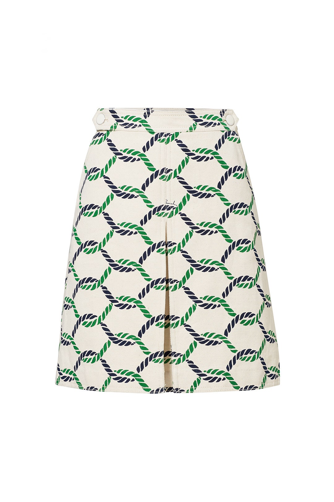 Green Printed Pier Skirt by Tory Burch 4