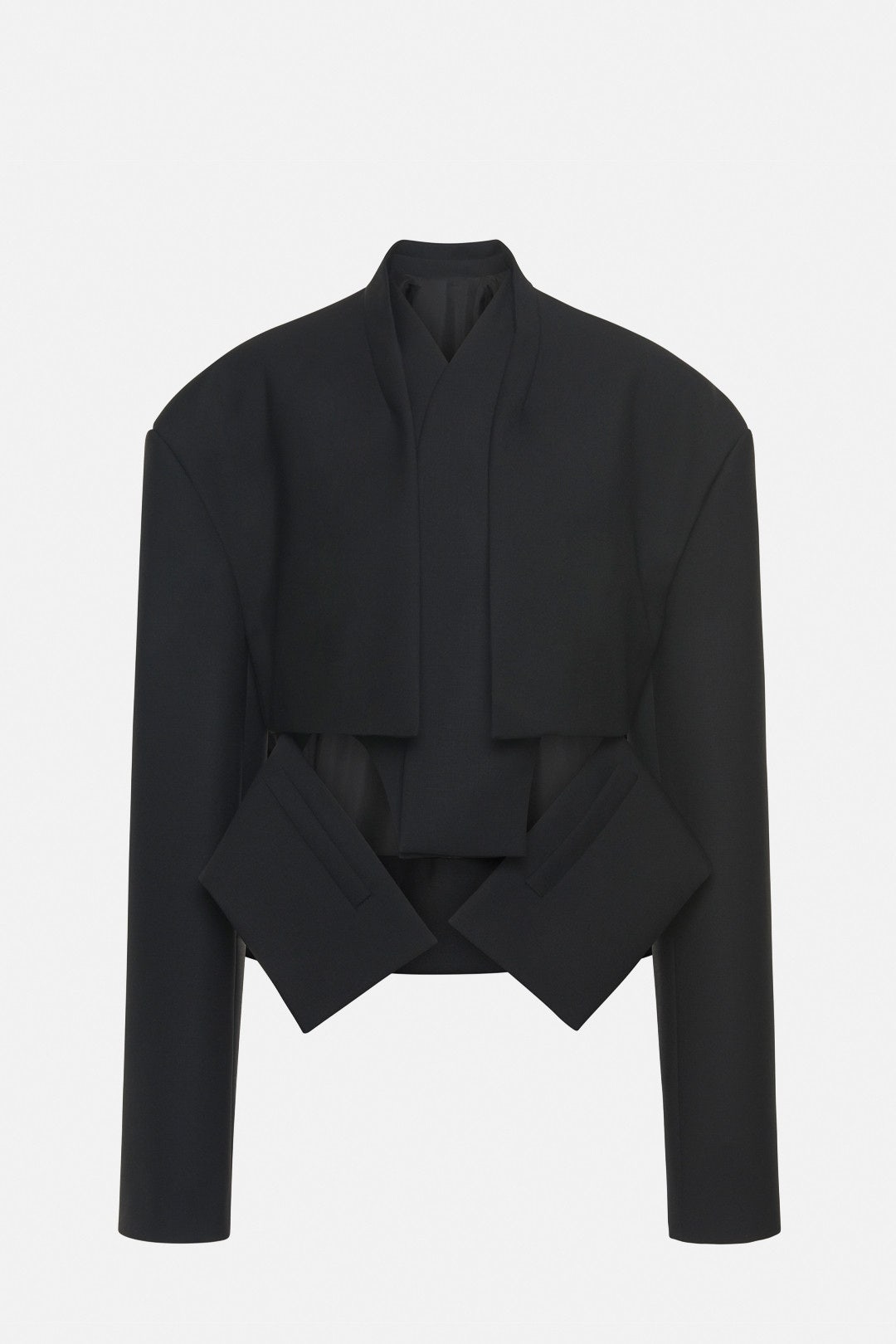 Oversized Cropped Jacket by A.W.A.K.E. Mode 1