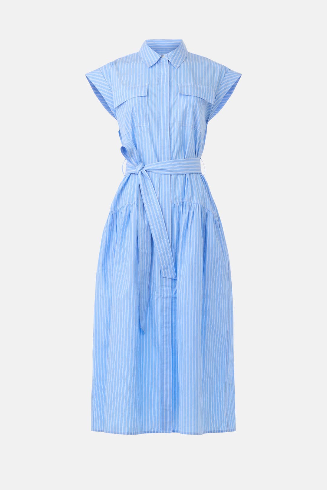 Cap Sleeve Collared Midi Dress by Derek Lam 10 Crosby x RTR | Rent