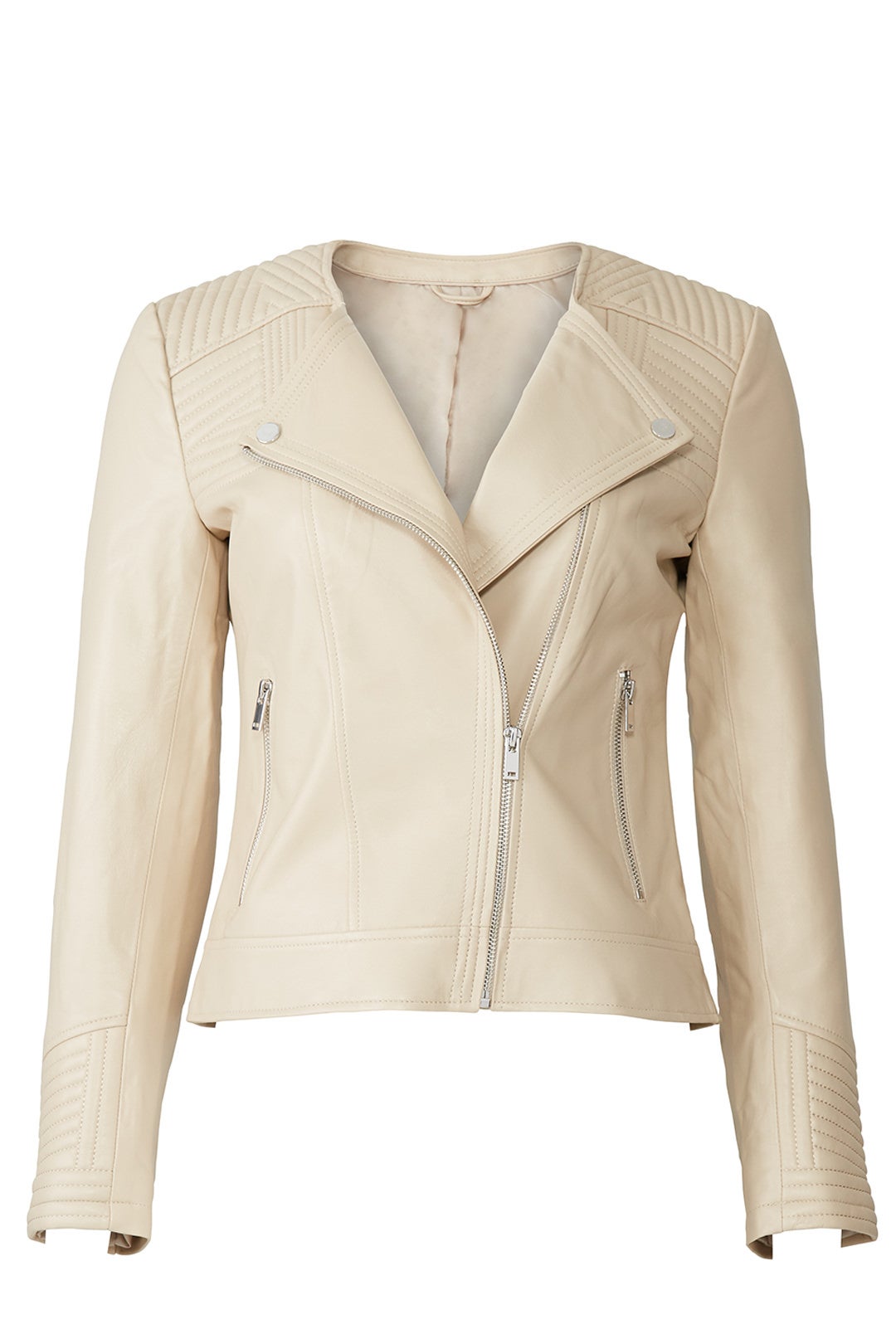 Collarless Moto Jacket by Slate & Willow 3