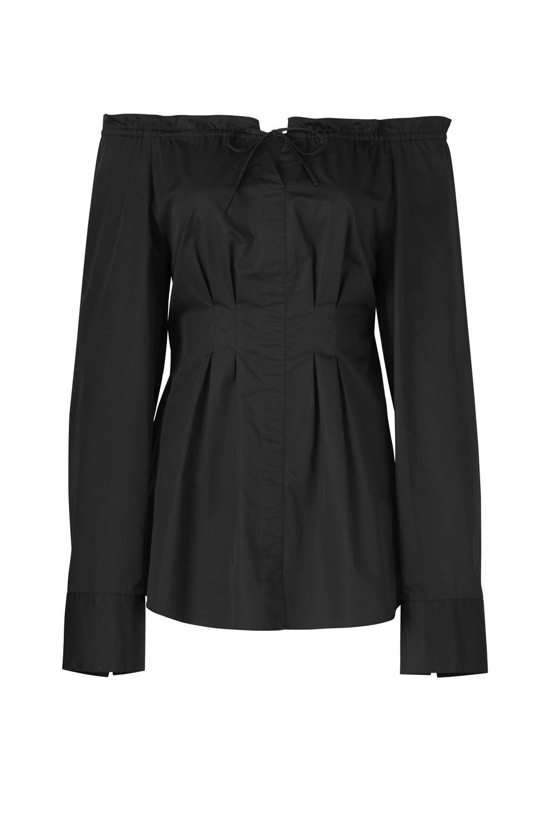 Black Garcon Top by Tibi