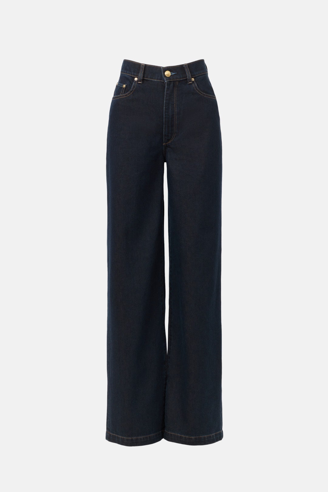 Dark Indigo Hepburn Wide Leg Jeans by DL1961 4